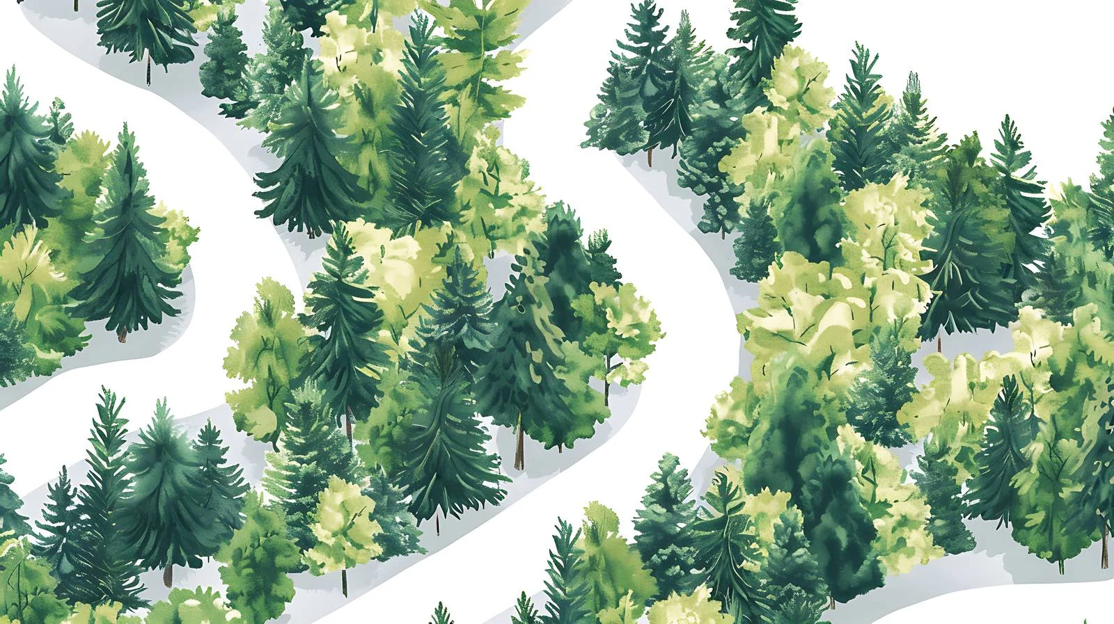 Scenic Forest Trail in Seclusion — free download from Dotvec