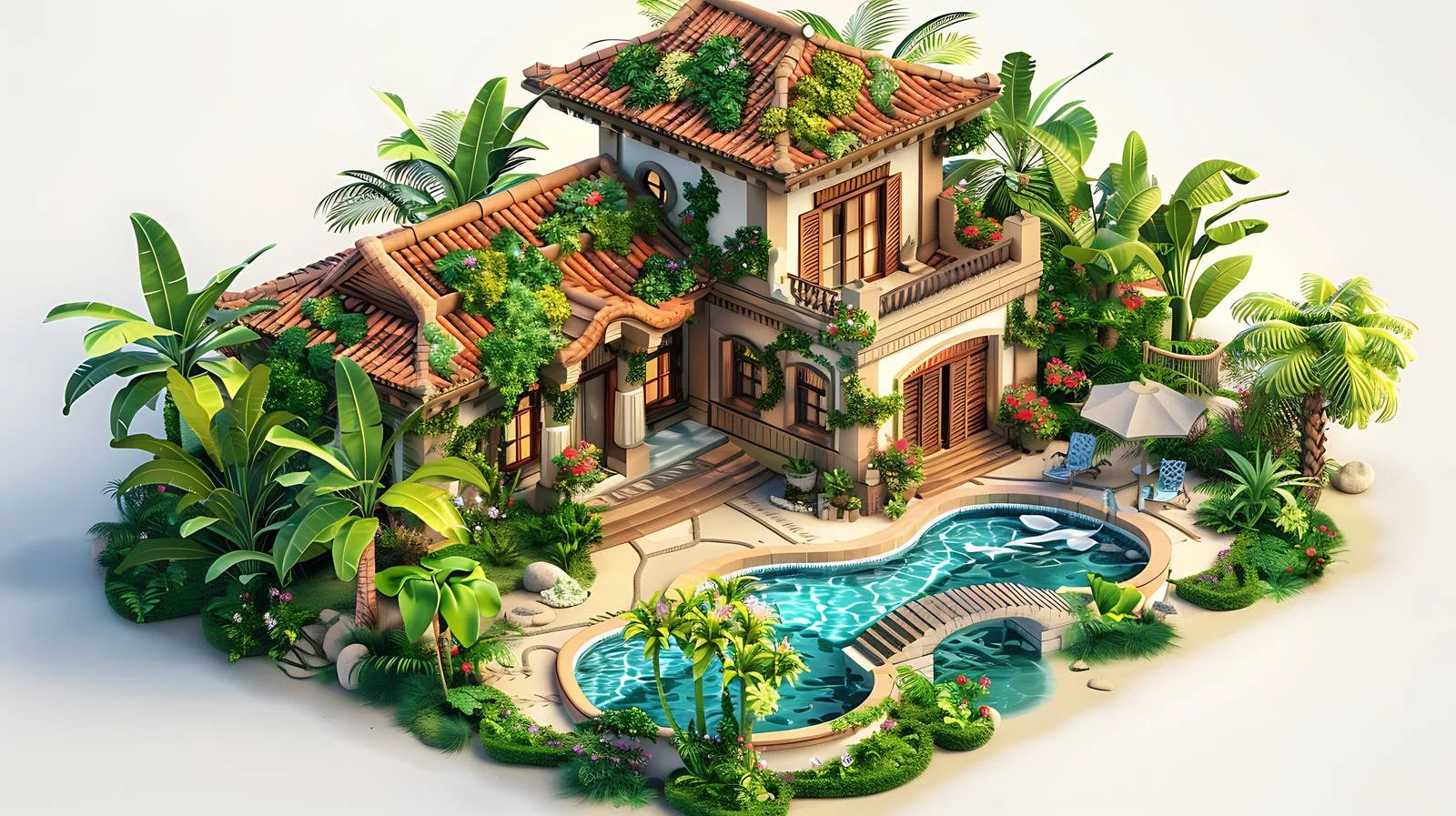 Luxurious Garden Homes in Seclusion — free download from Dotvec