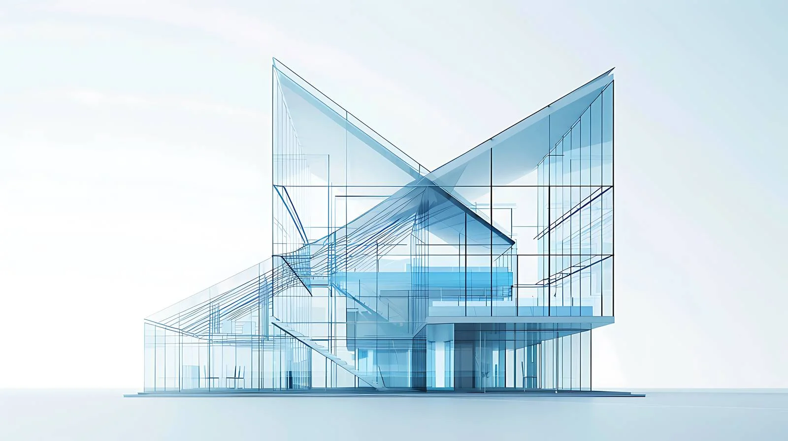 Glass Architecture Illustrations — free download from Dotvec
