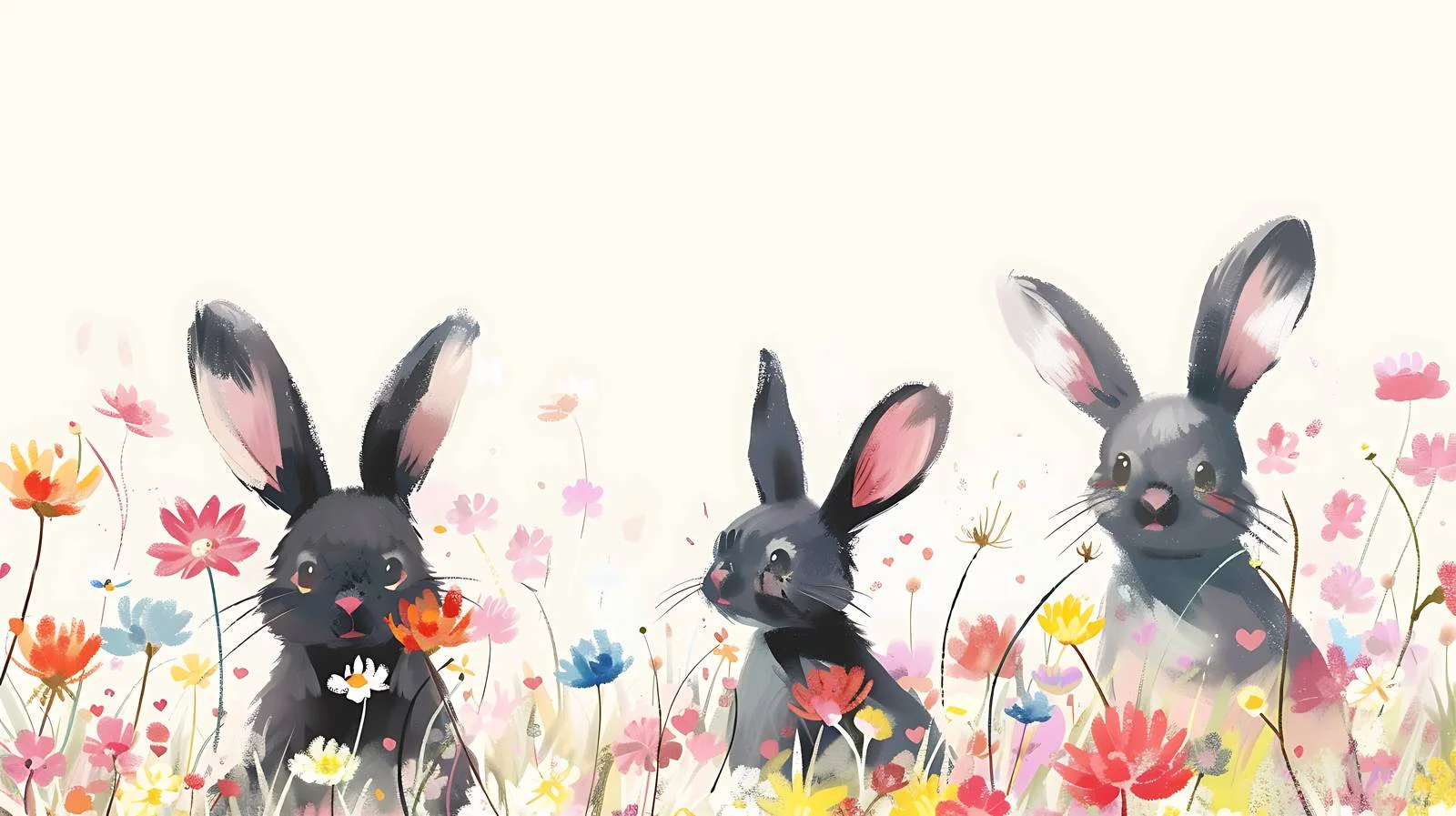 Whimsical Rabbit Illustrations — free download from Dotvec