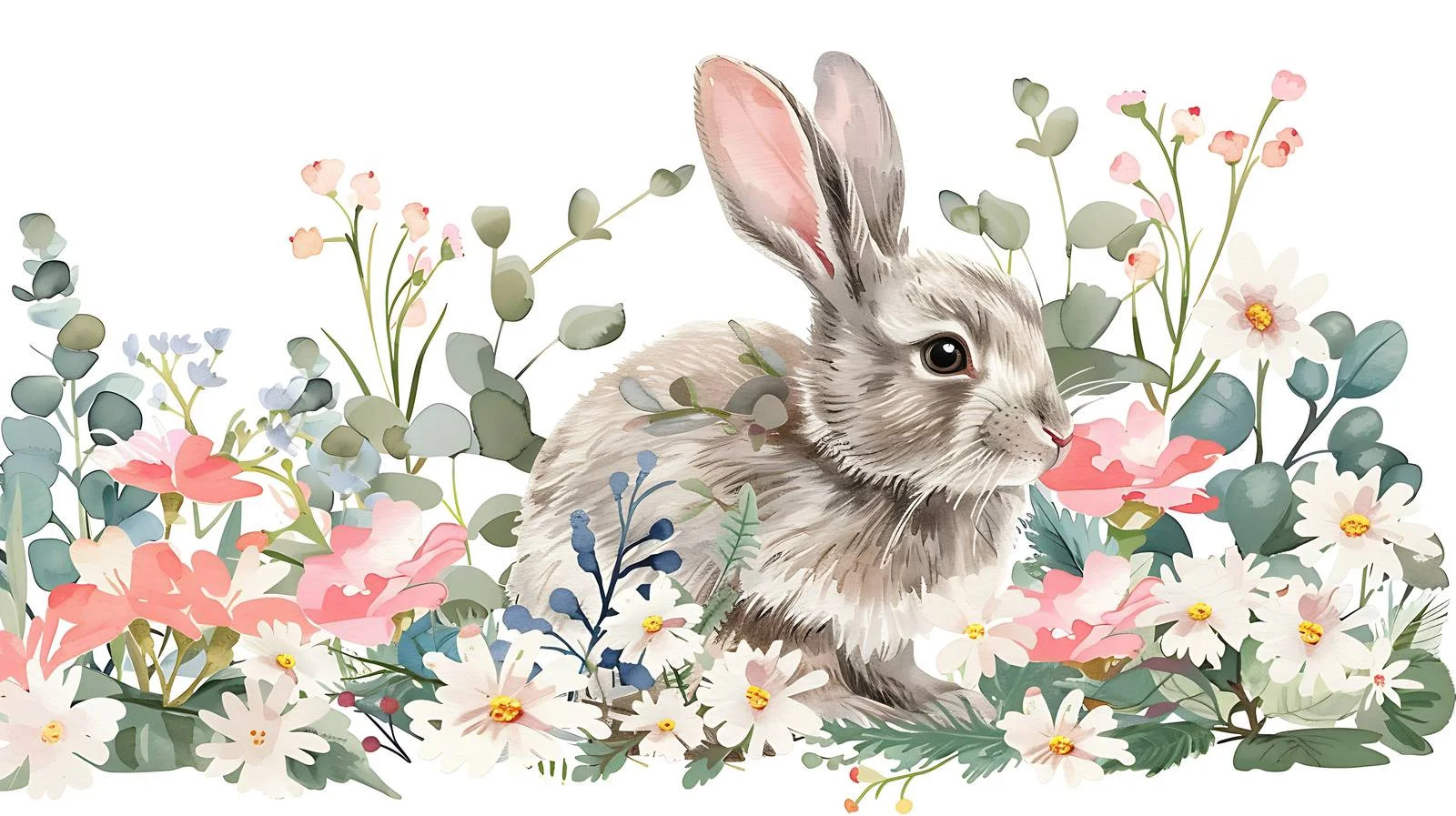 Adorable Rabbit Illustrations for Design Inspiration — free download from Dotvec