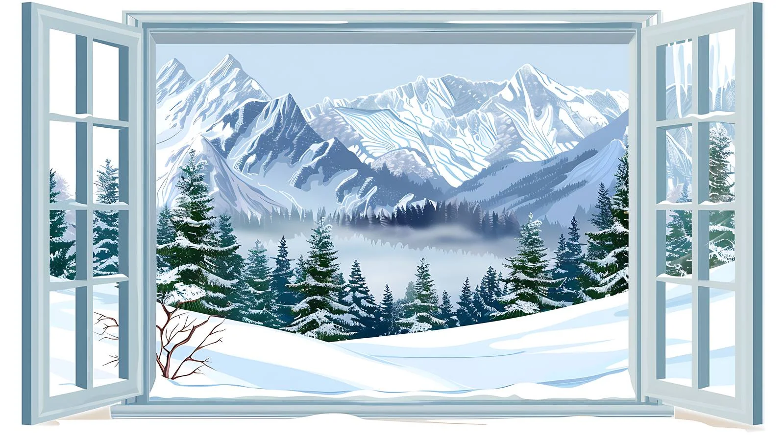 Tranquil Mountain Vistas Outside City Limits — free download from Dotvec