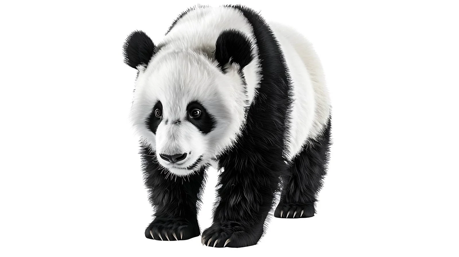 Pandas Illustrations on White Background — free download from Dotvec