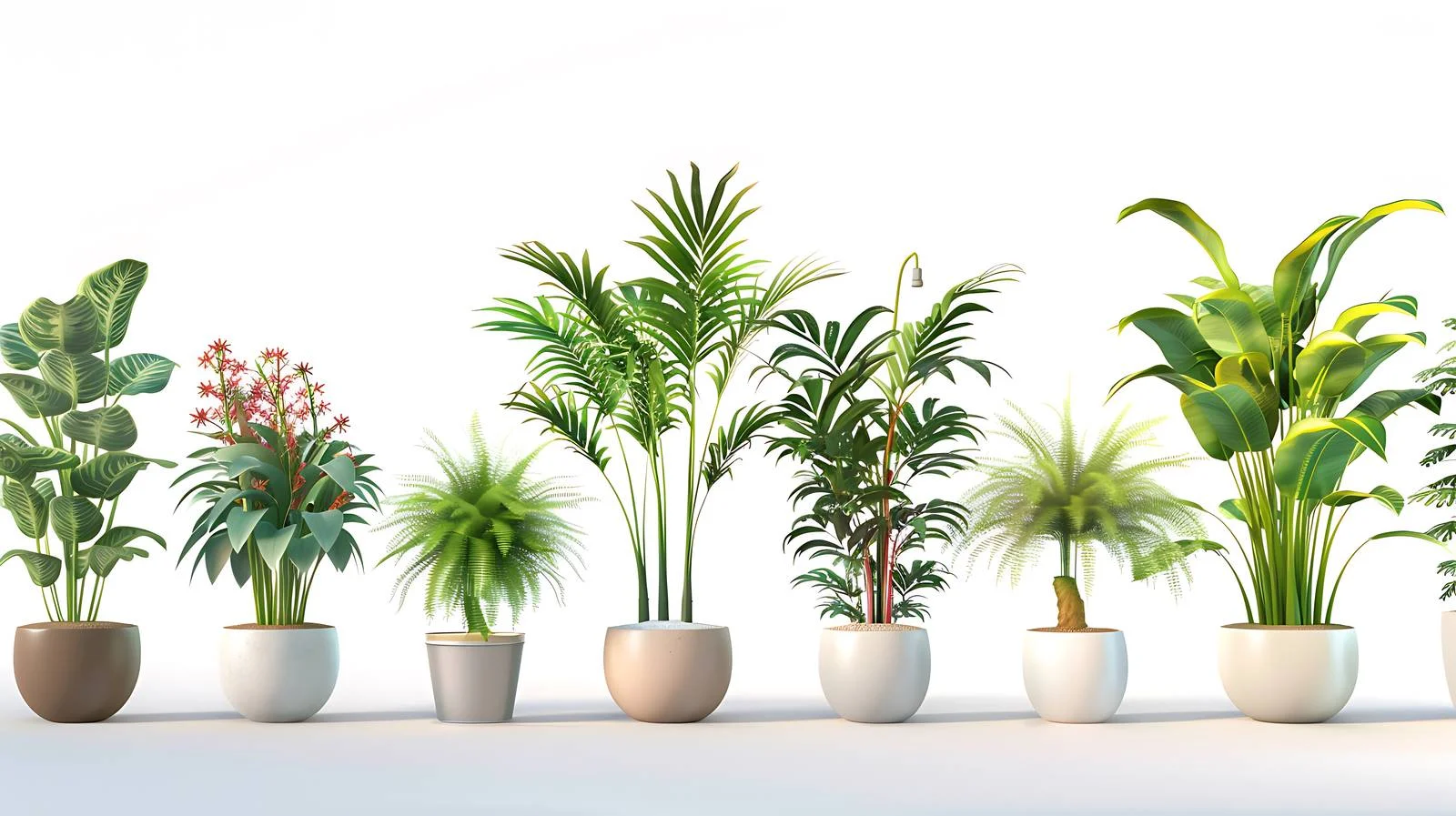 Illustrated Potted Plants Collection — free download from Dotvec