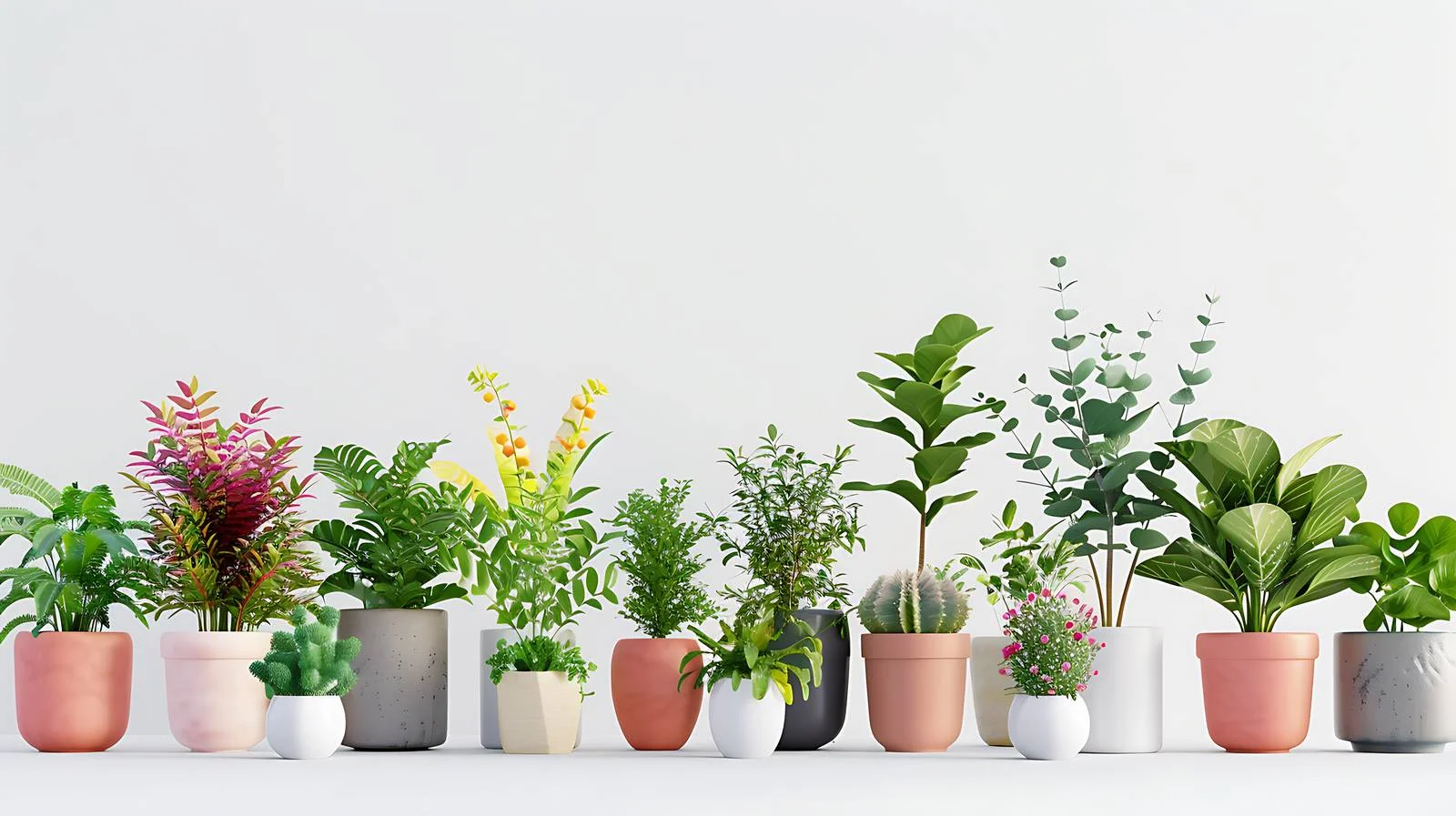 Potted Plants Illustrations — free download from Dotvec