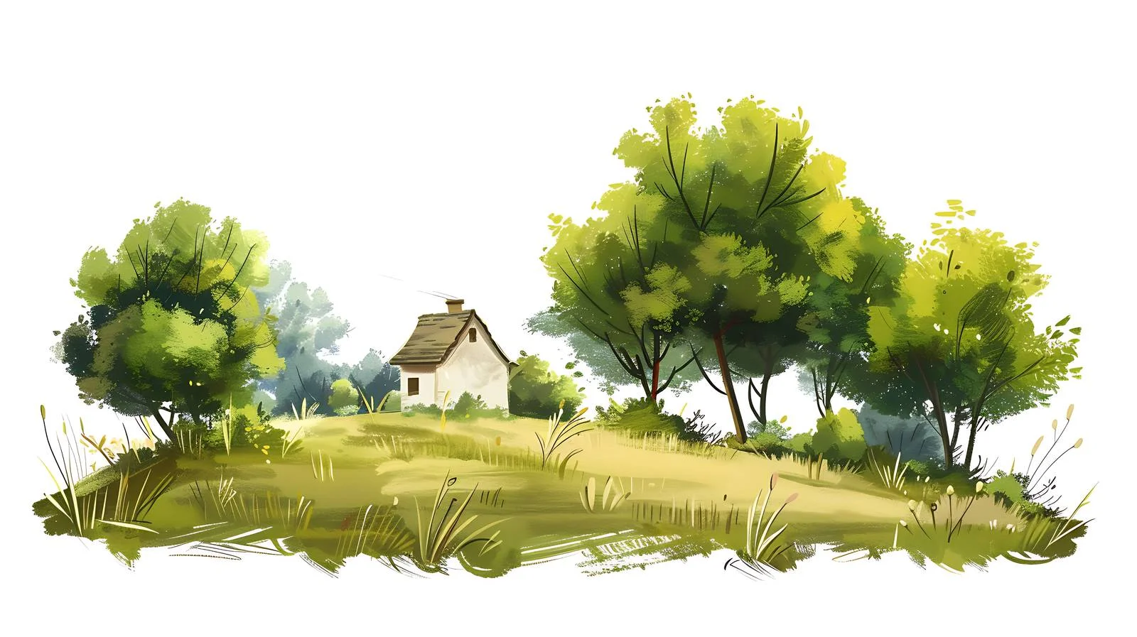 Rural Scenery Illustrations — free download from Dotvec