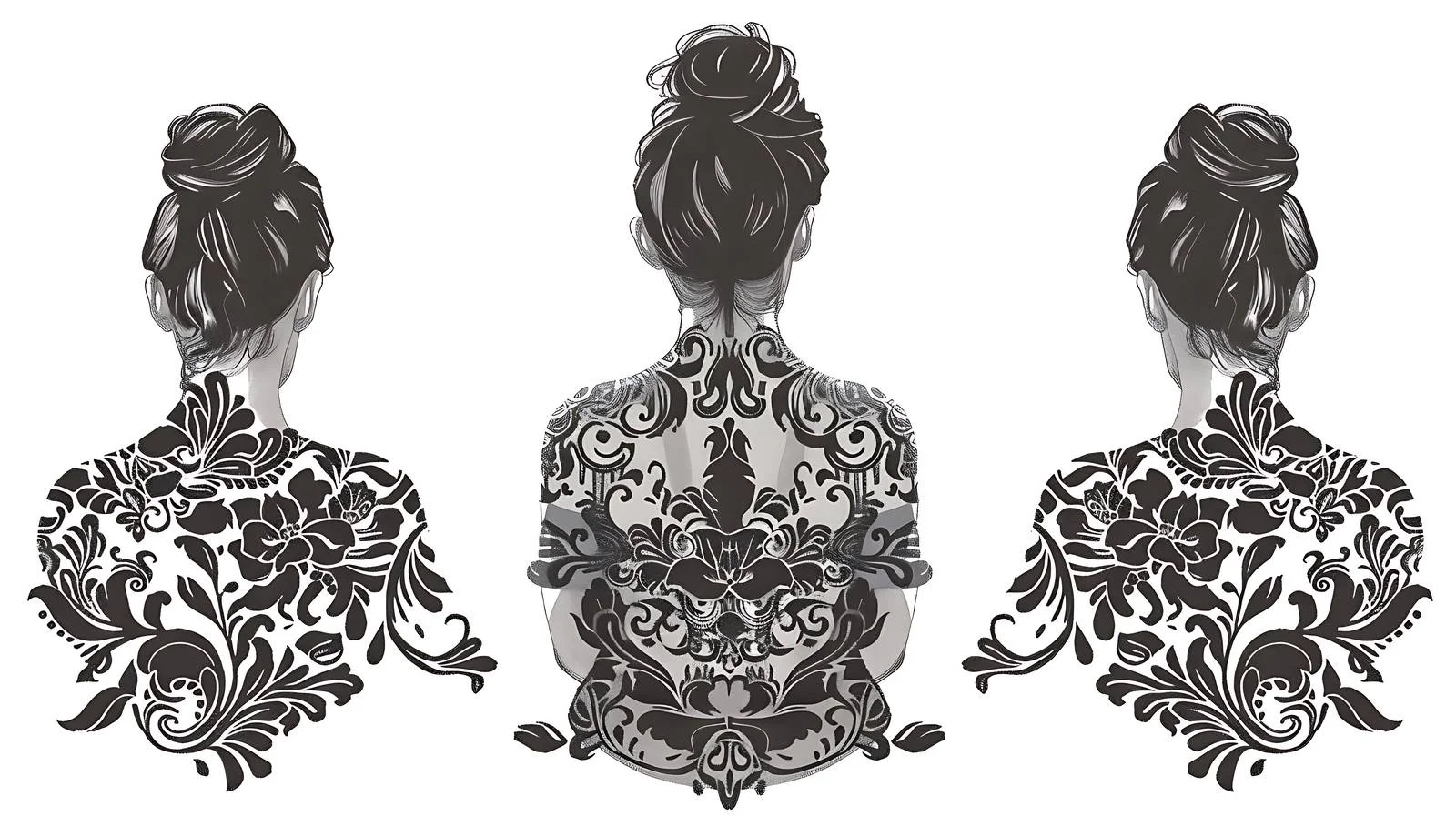 Ancient Back Illustration — free download from Dotvec