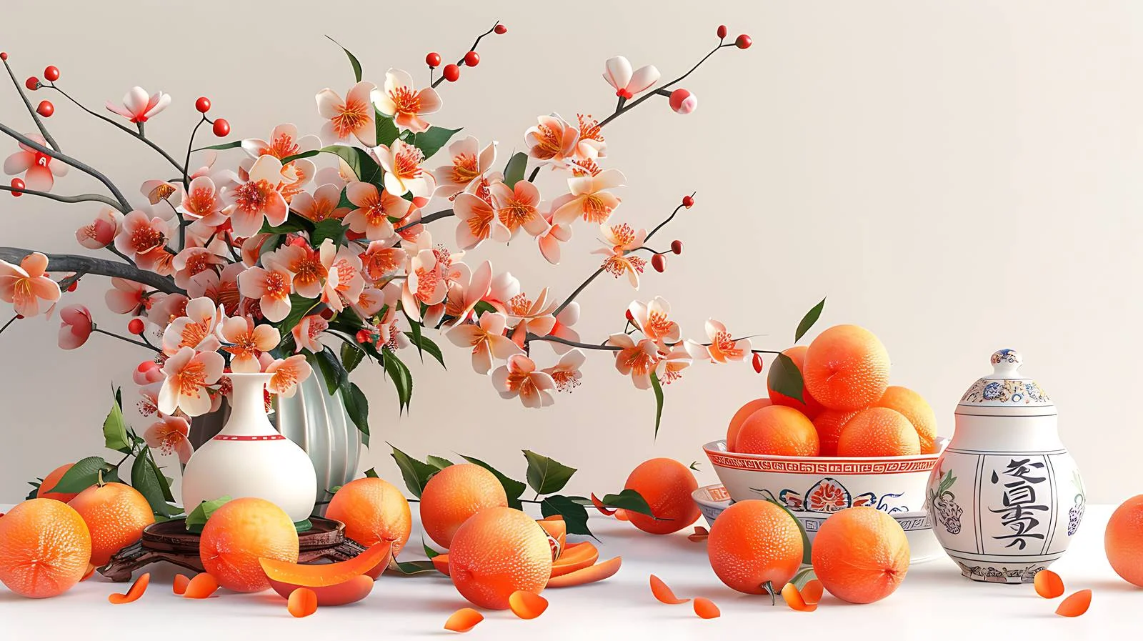 Traditional Chinese Neoclassical Illustration — free download from Dotvec