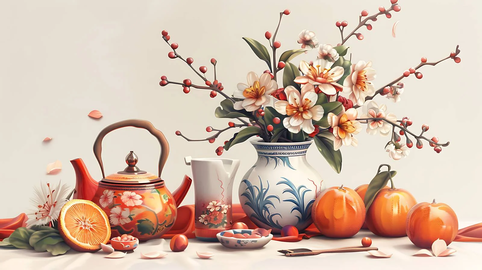 Traditional Chinese Architecture Illustration — free download from Dotvec