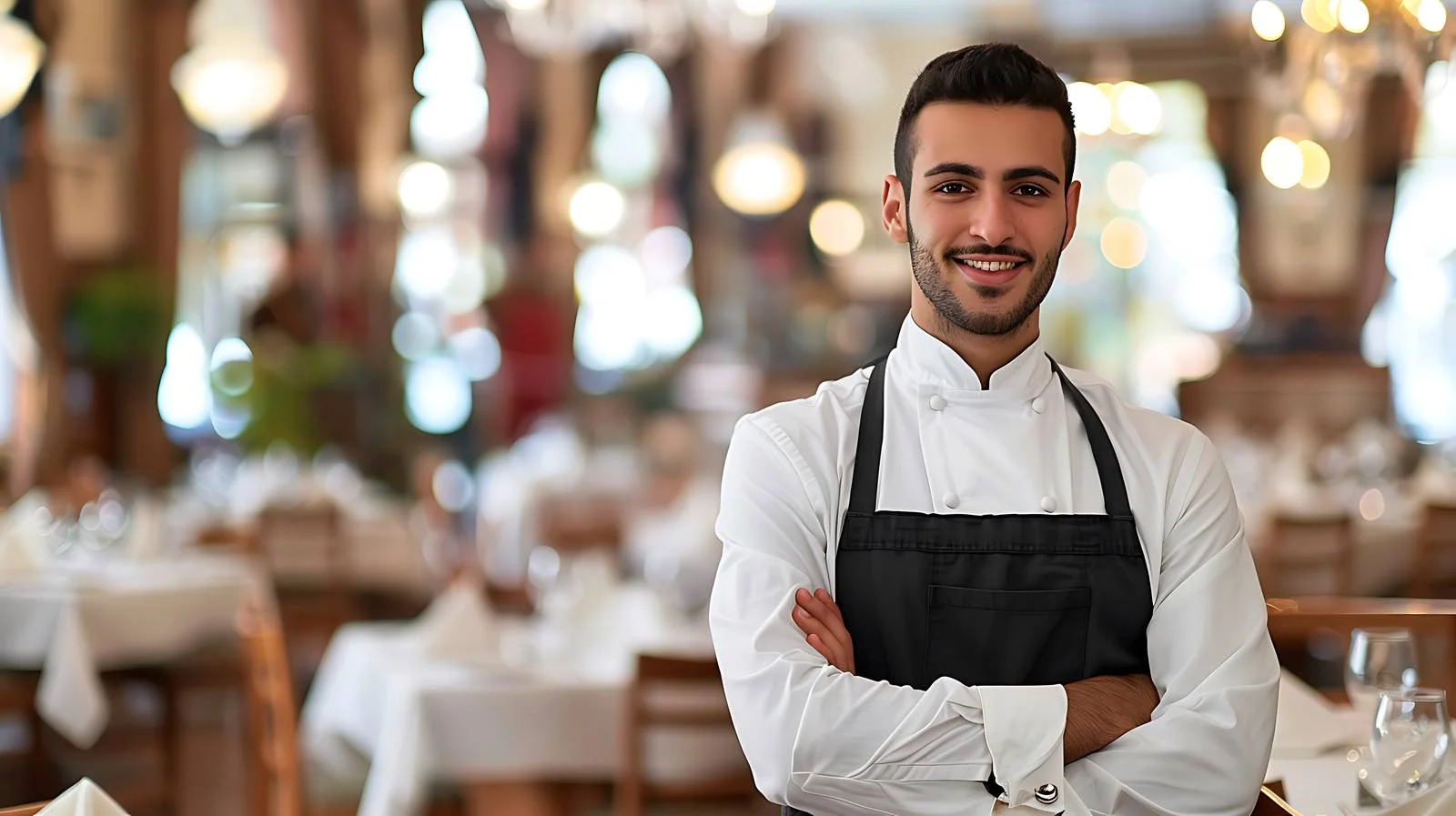 Elegant Waiter in Restaurant — free download from Dotvec