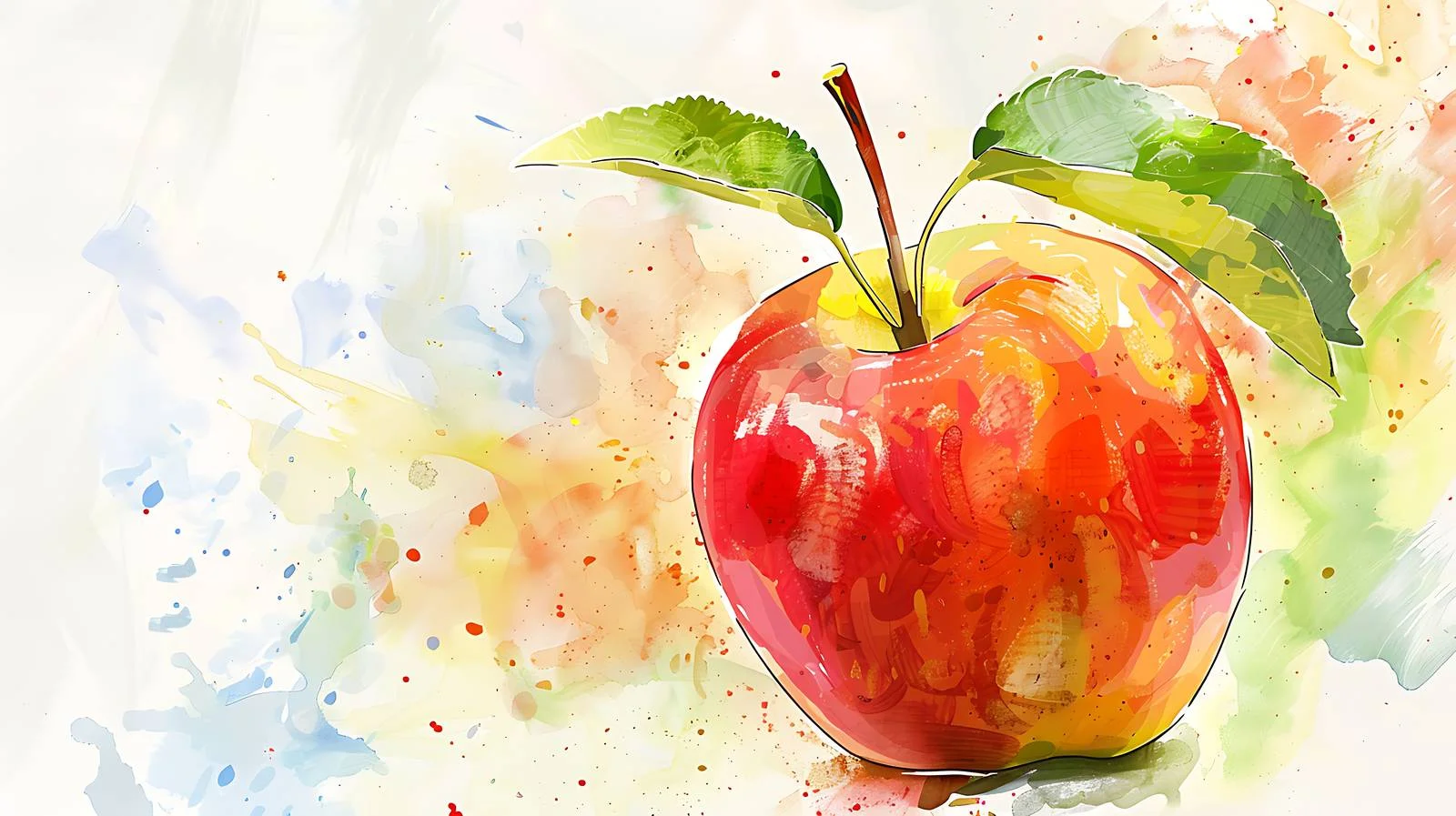 Creative Apple Illustration — free download from Dotvec