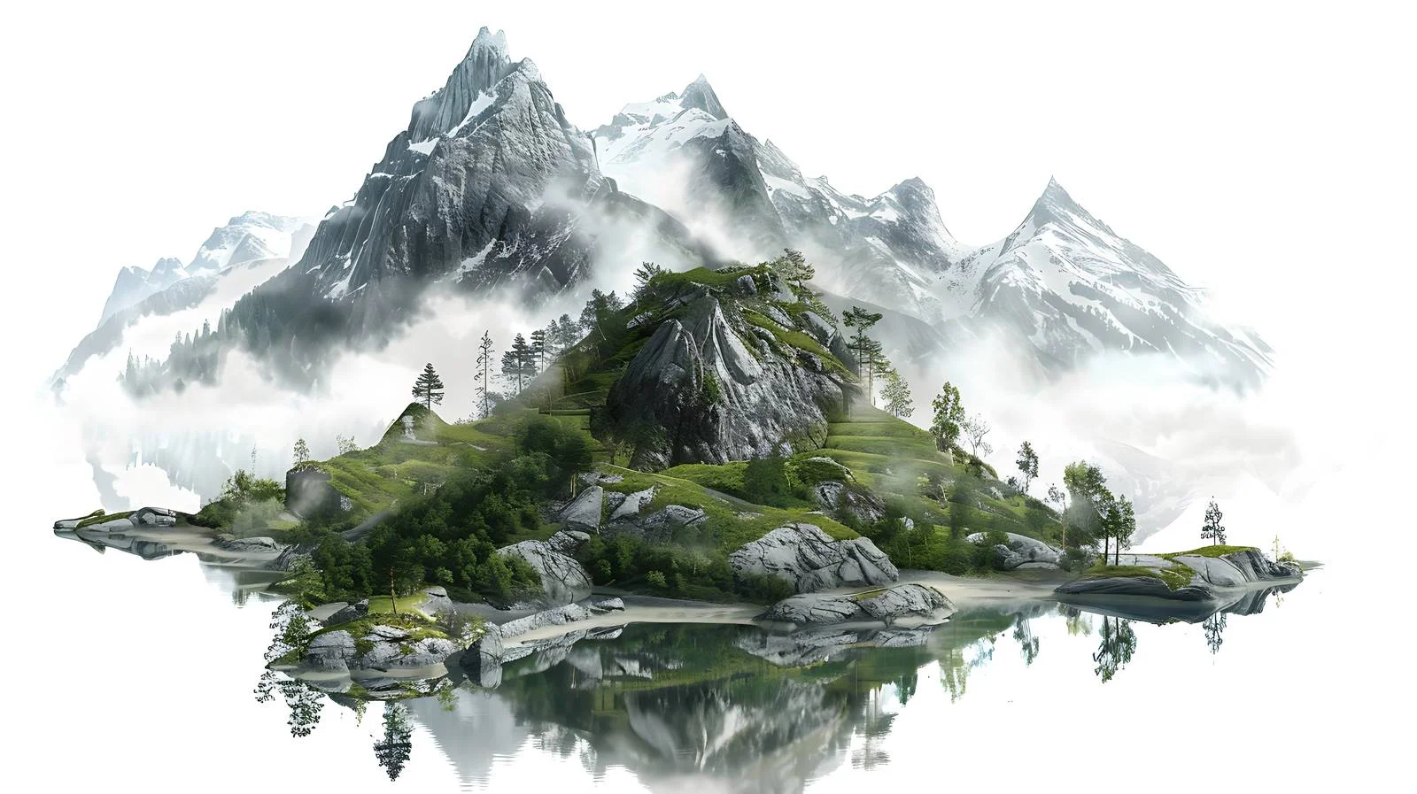 Enchanting Landscape Illustration — free download from Dotvec