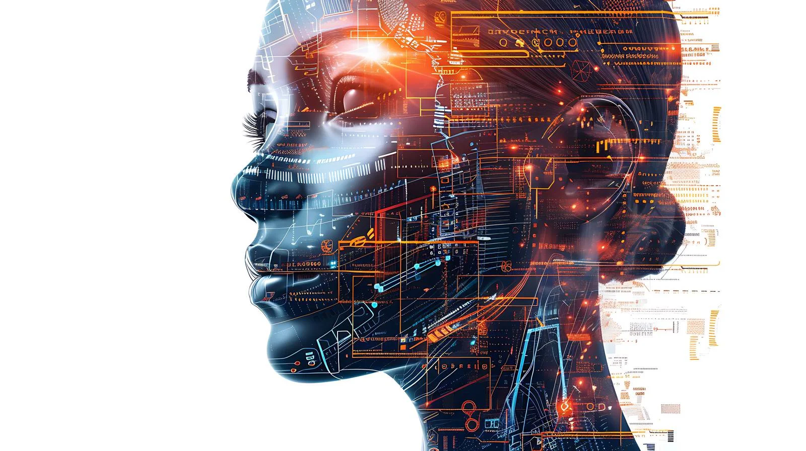 Cutting-edge High-Tech Illustrations on White Background — free download from Dotvec