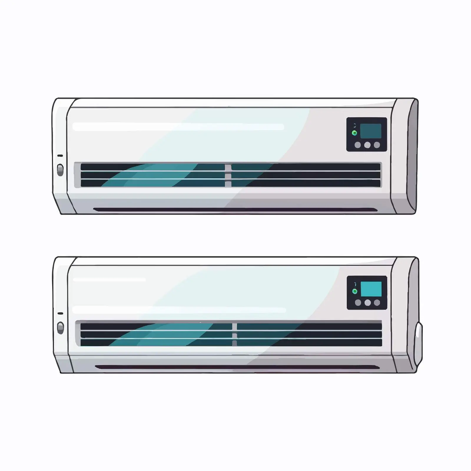 Air Conditioner Line Vector Illustration — free download from Dotvec
