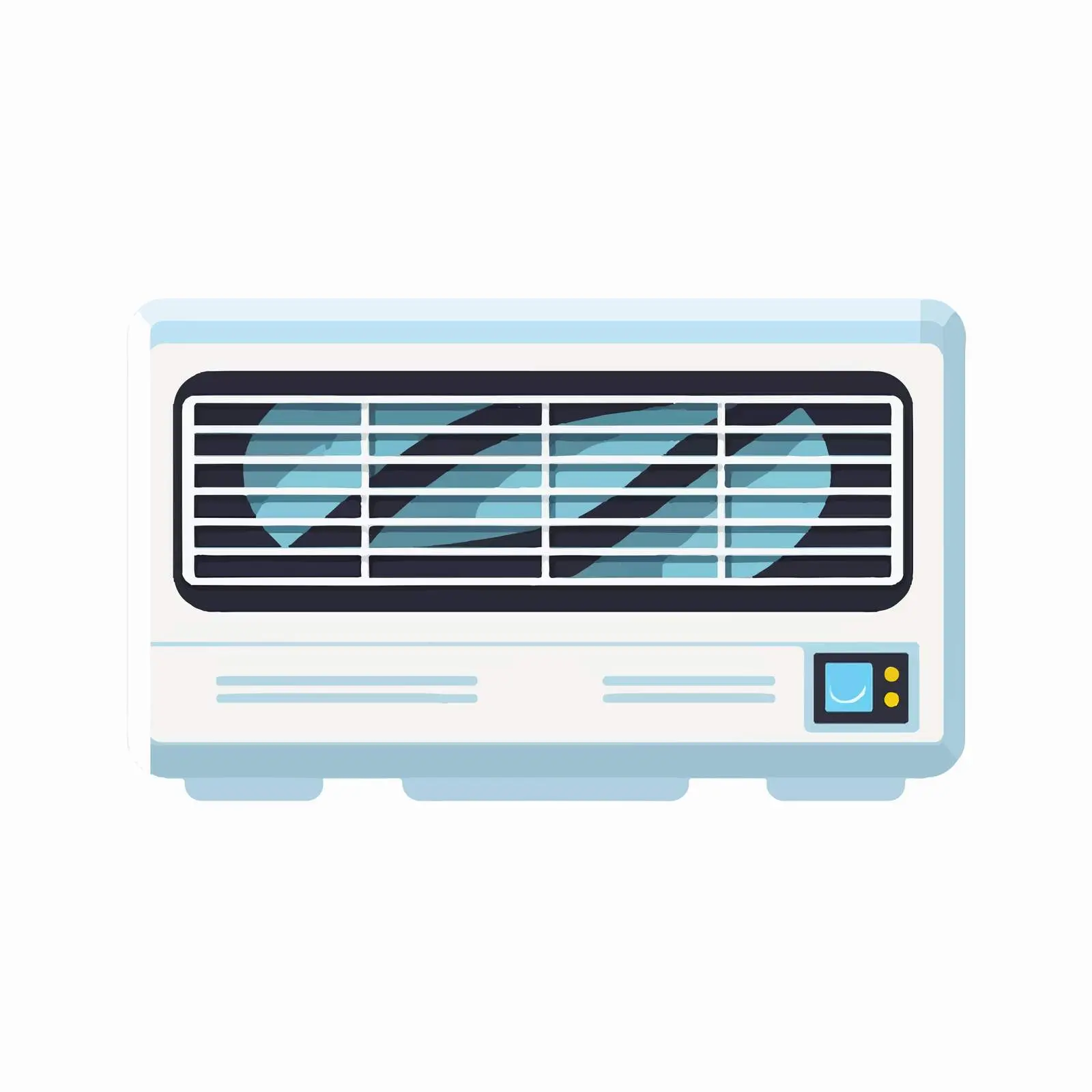 Air Conditioner Vector Illustration on White Background — free download from Dotvec
