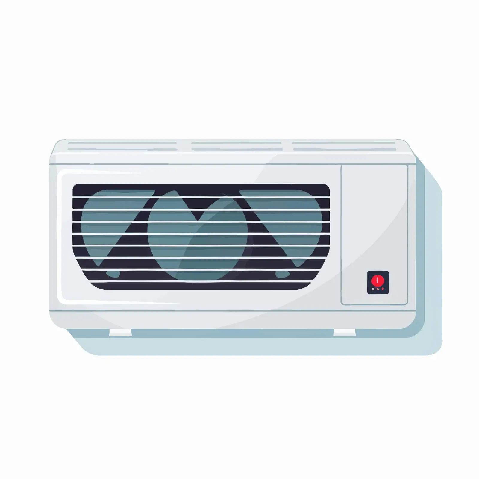 Air Conditioner Vector Illustration on White Background — free download from Dotvec