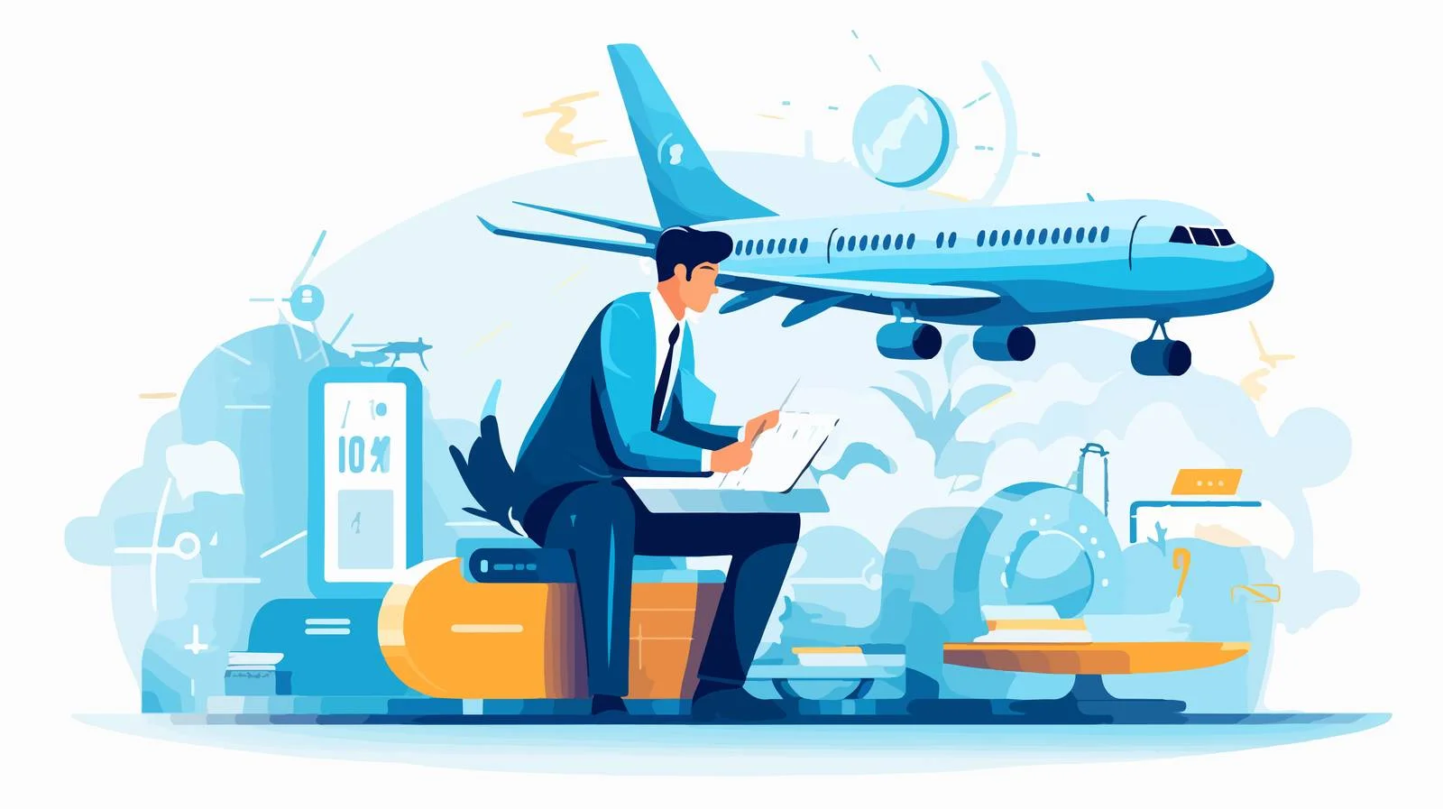 Air Ticket Booking Information – free confirmation image from Dotvec