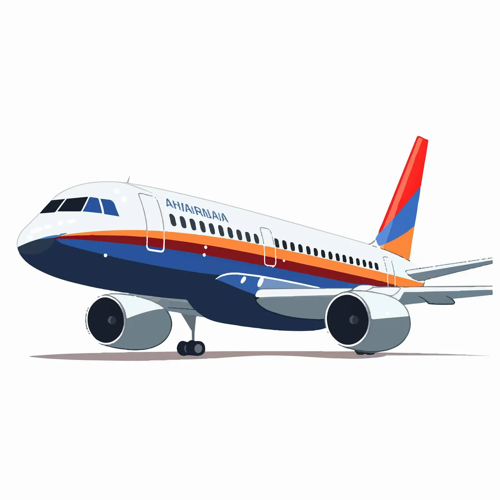 Aircraft News Clip Art in Armenia Flag Colors — free download from Dotvec