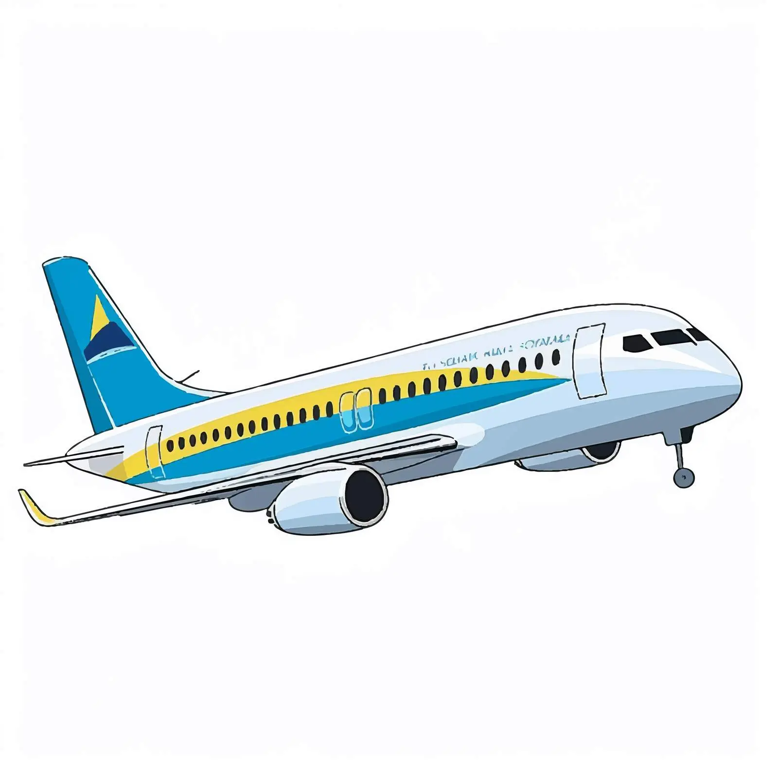 Colorful Aircraft News Clip Art with National Flags – free flying image from Dotvec