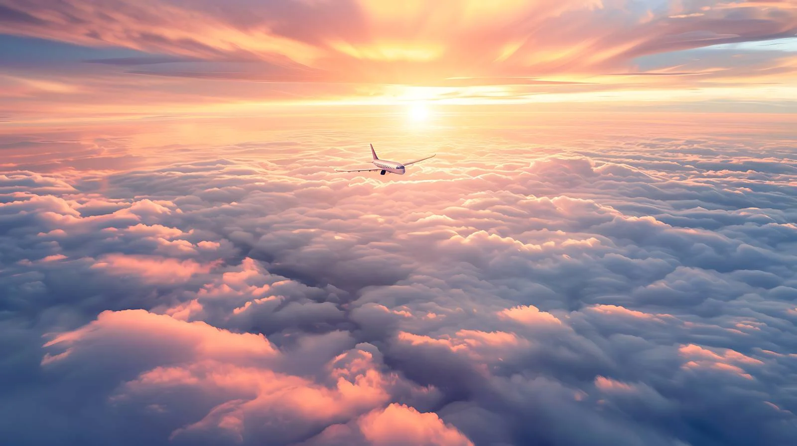 Dramatic Sunset Flight — free download from Dotvec