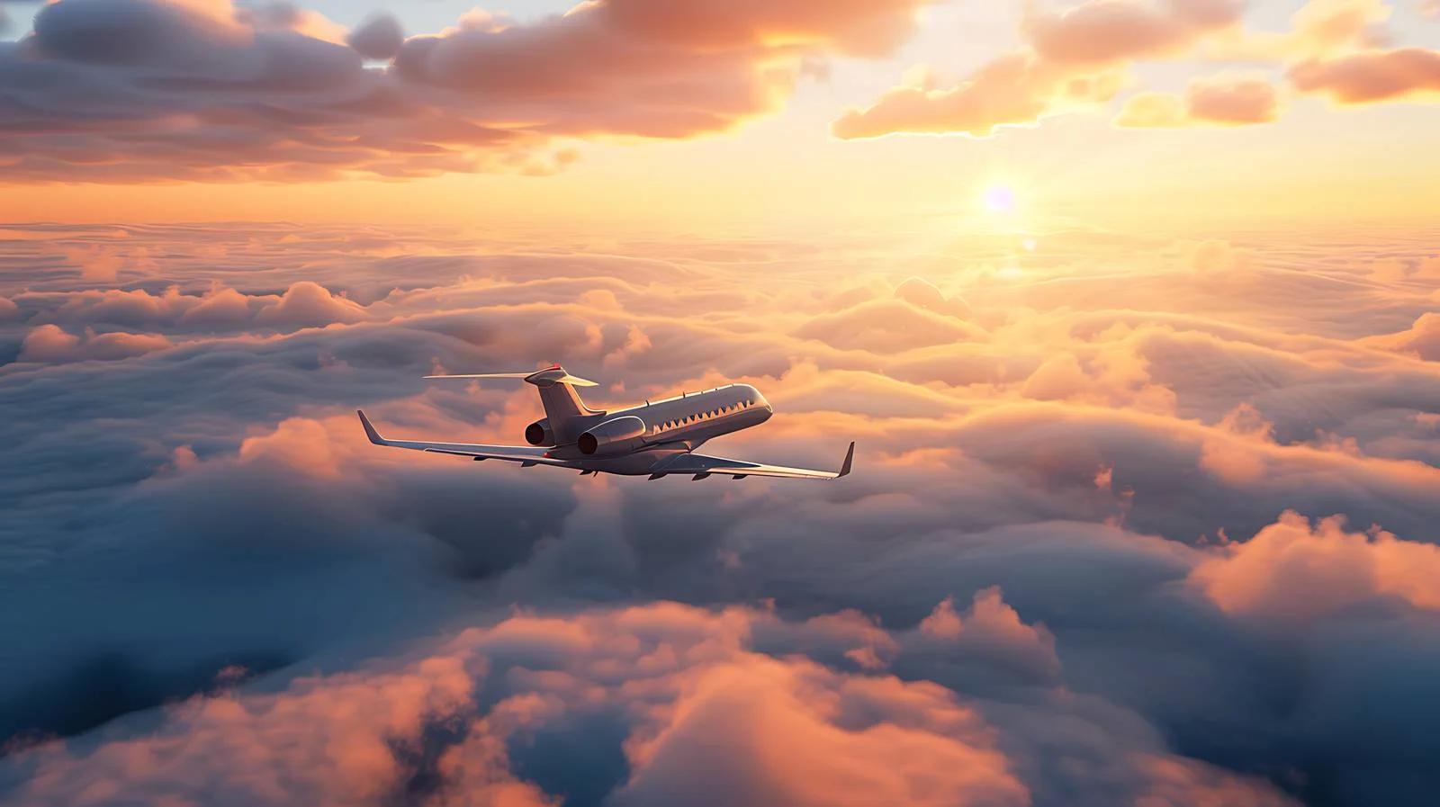 Dramatic Sunset Flight — free download from Dotvec