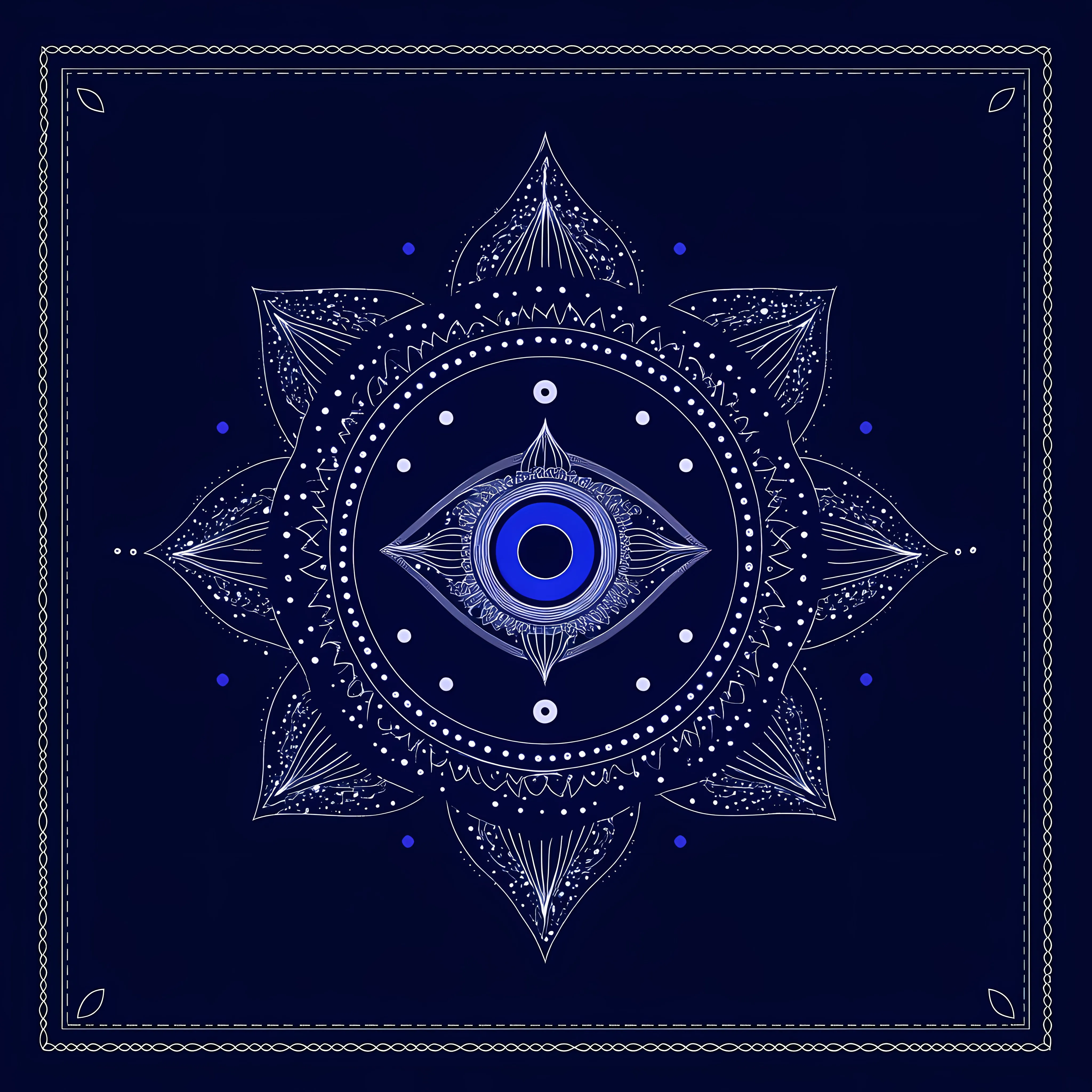 Ajna Third Eye Chakra Flat Vector Illustration — free download from Dotvec