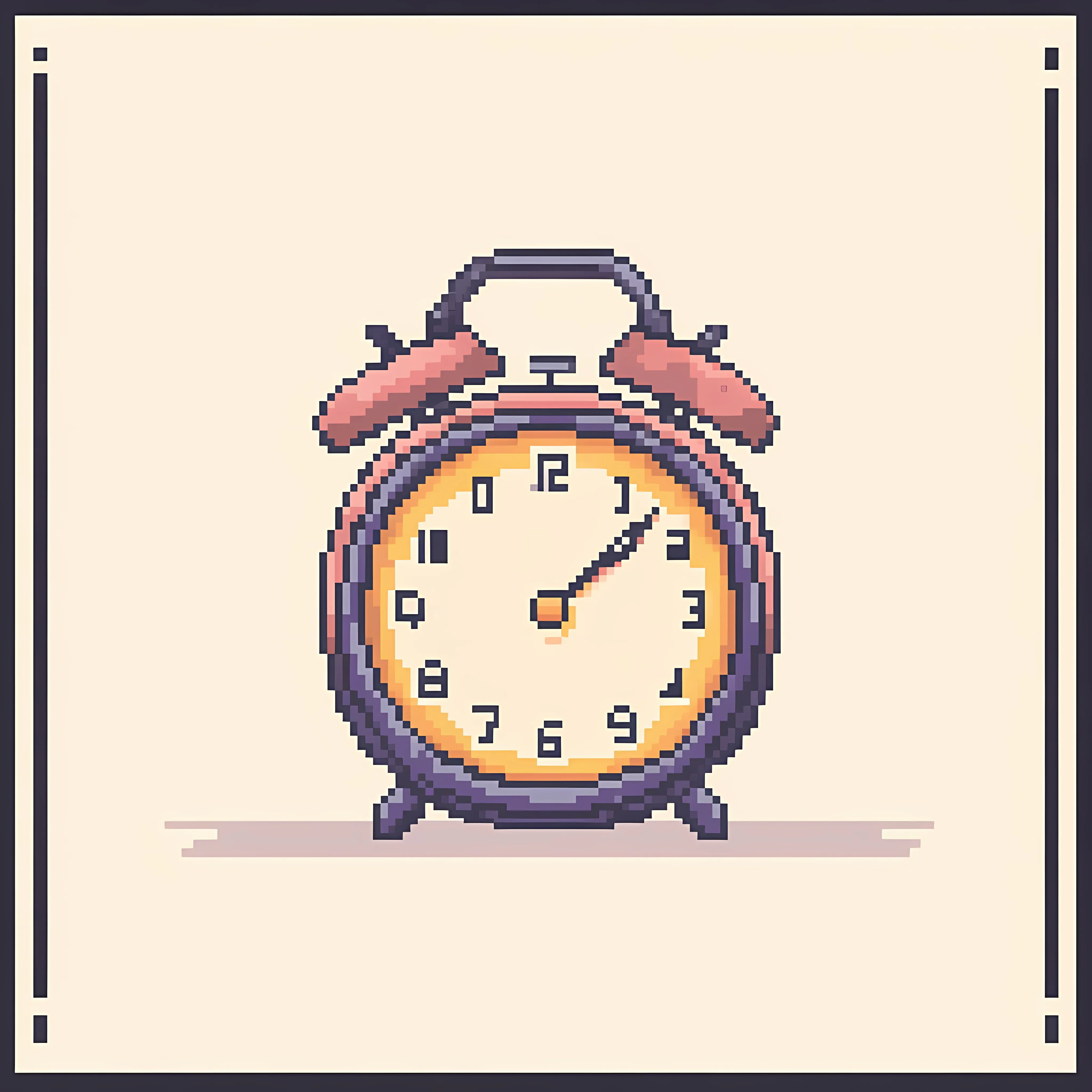 Flat Vector Alarm Clock Illustration — free download from Dotvec