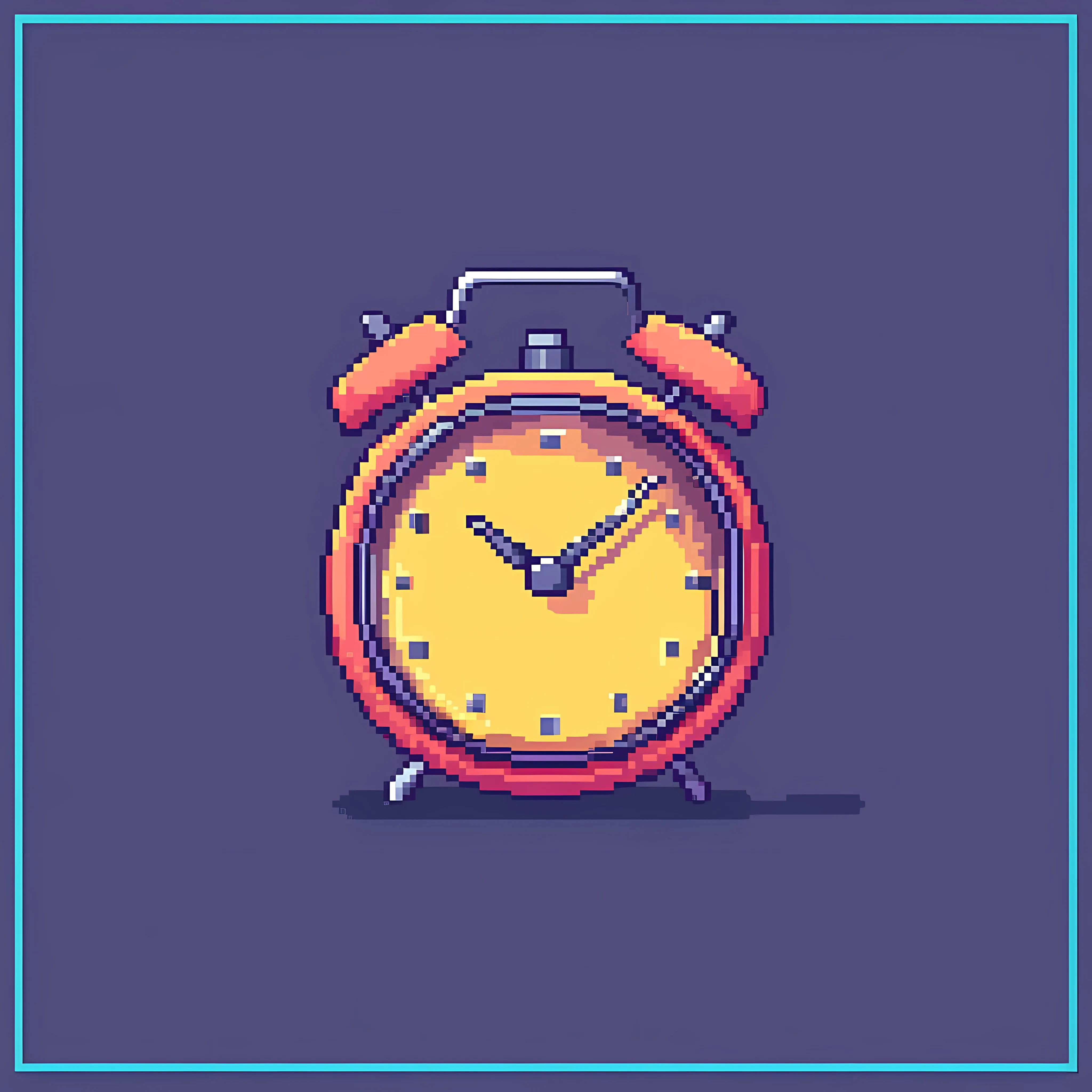 Flat Vector Illustration of Alarm Clock — free download from Dotvec