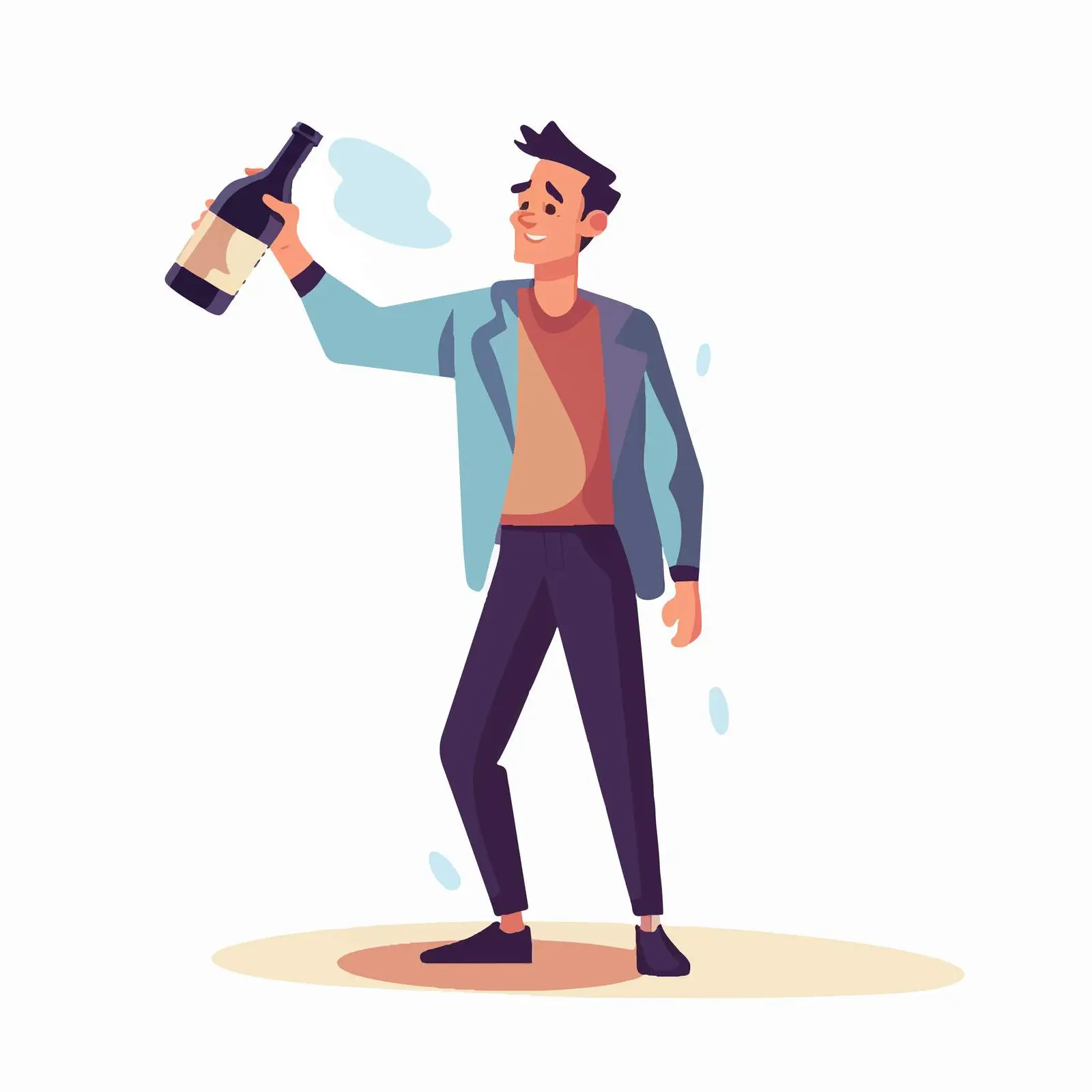 Concept of Alcohol Addiction and Dependence – free substance image from Dotvec