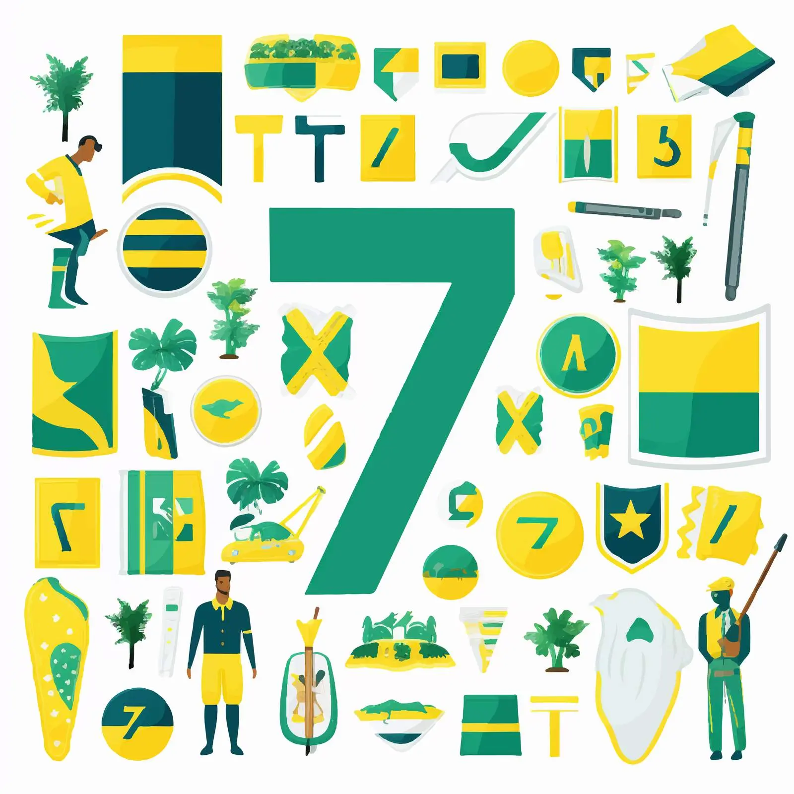 A-Z Countries Scrapbook Kit in National Colors — free download from Dotvec