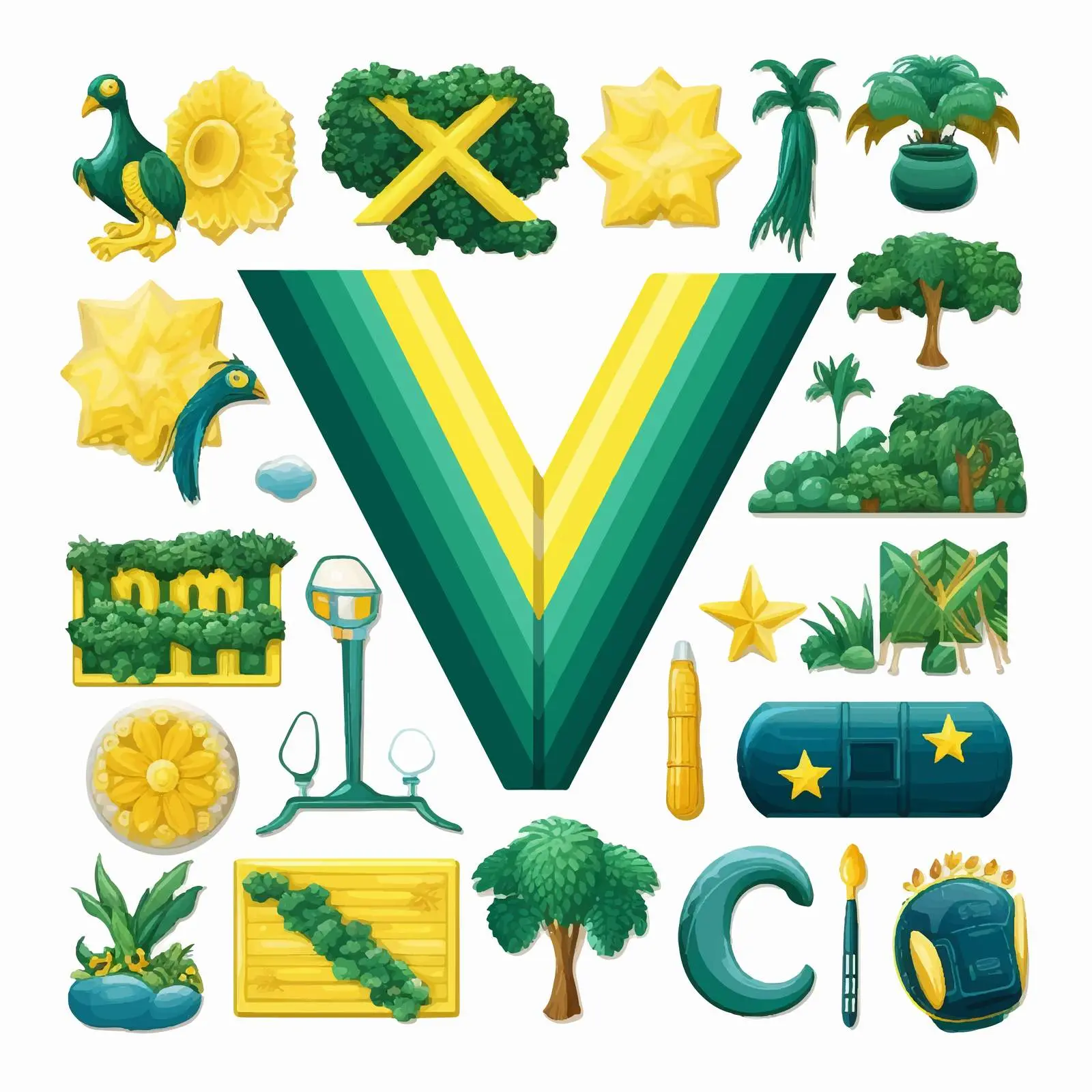 World Countries Scrapbook Kit A-Z in Color – free country themes image from Dotvec