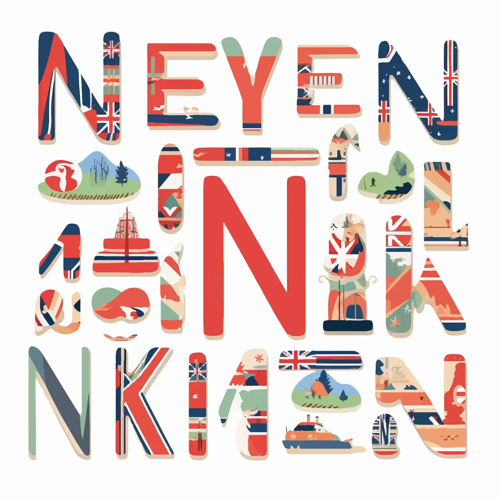 Scrapbook Kit of All World Countries A-Z — free download from Dotvec