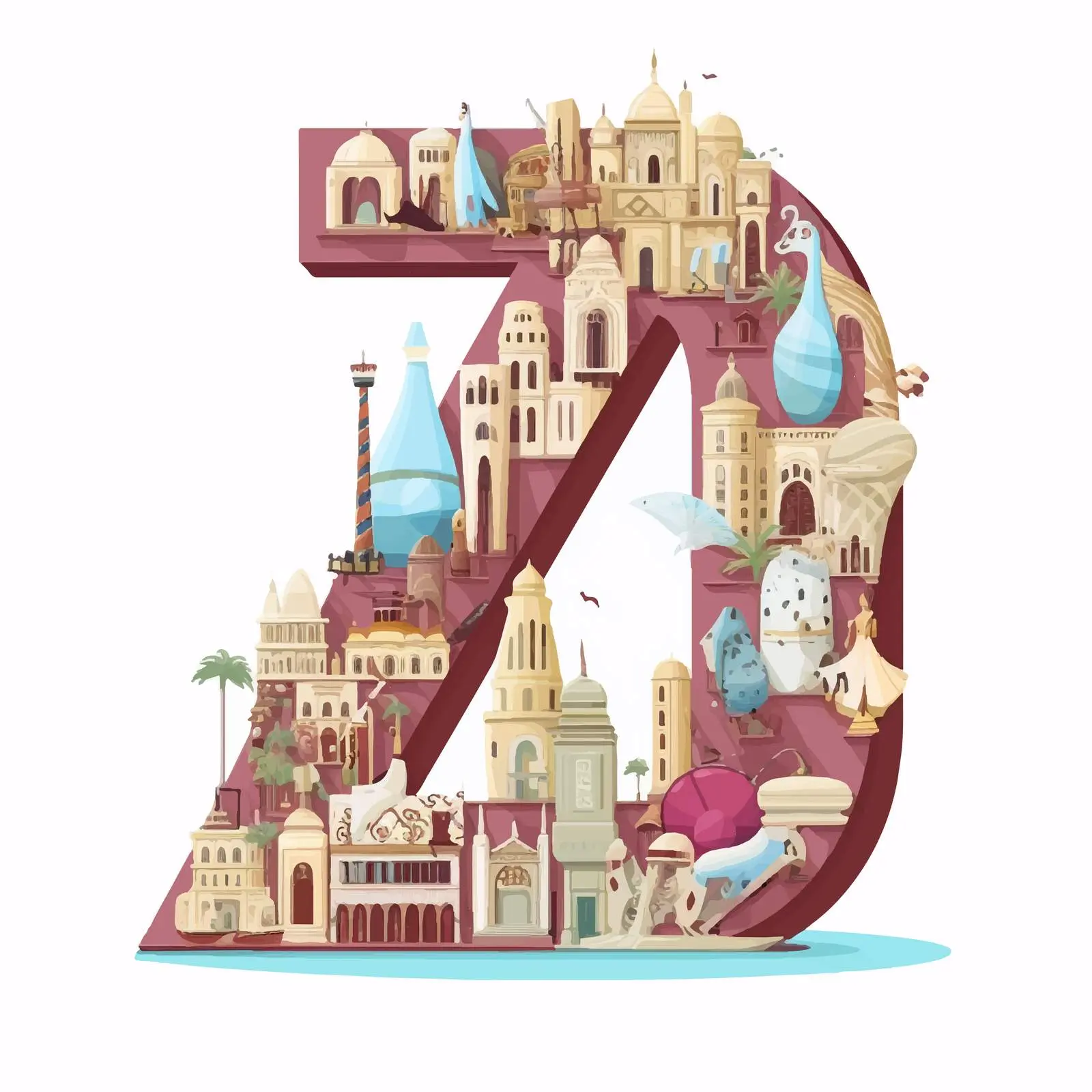 A-Z World Countries Vector Illustrations for Design – free infographic image from Dotvec