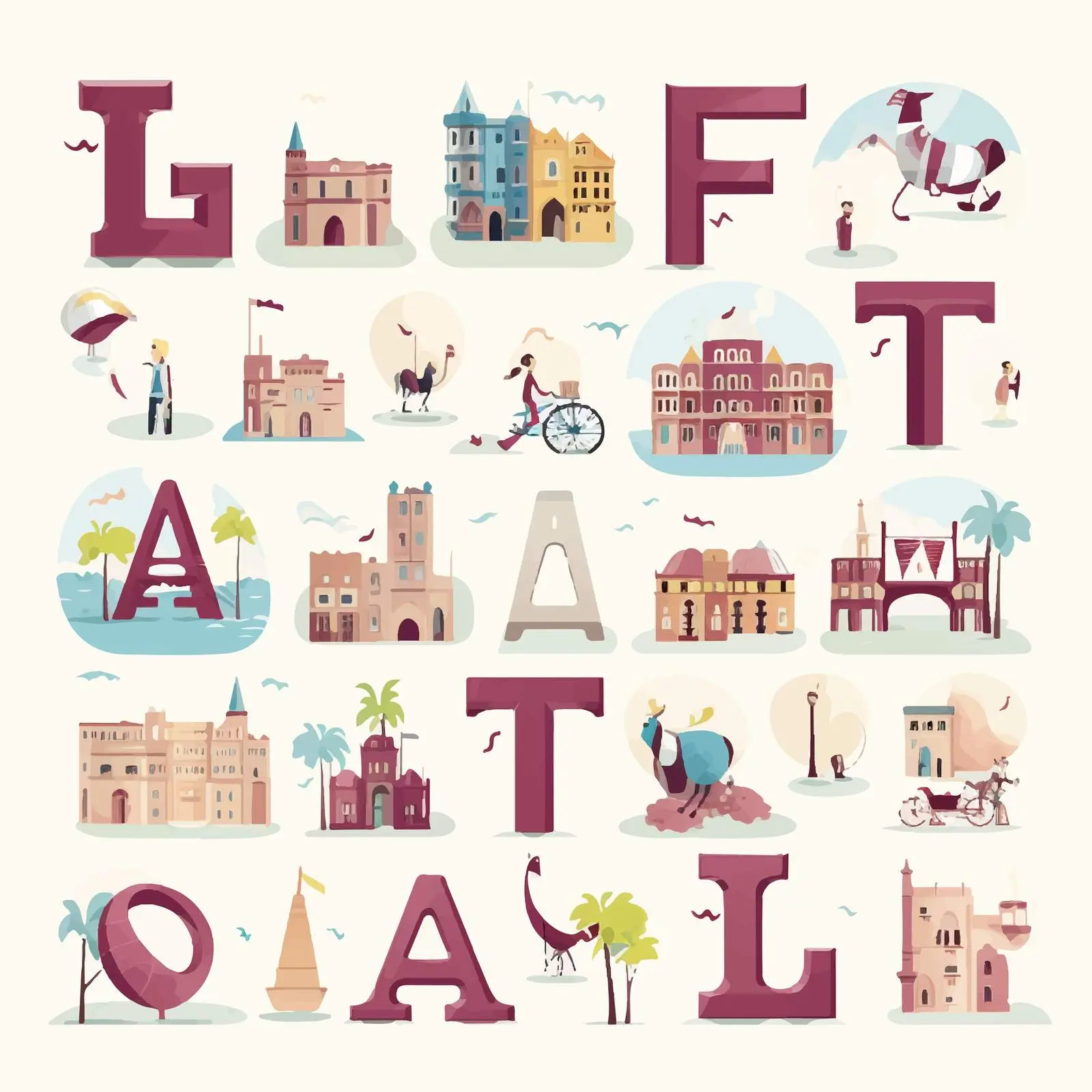 World Countries Vector Elements for Design – free infographic image from Dotvec