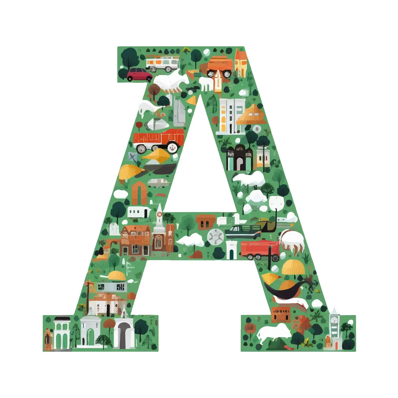 World Countries A-Z Vector Design Elements — free download from Dotvec