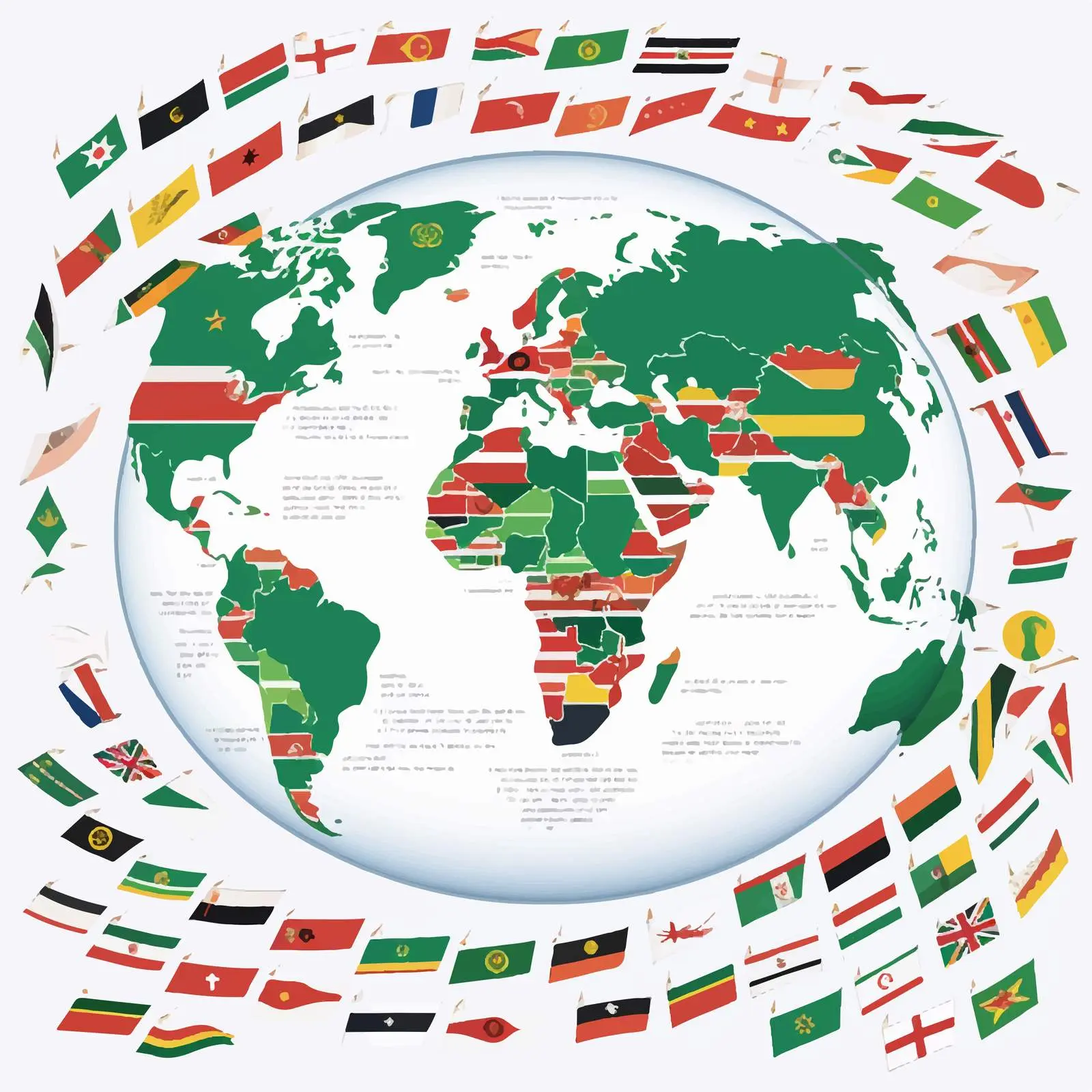 Universal Design Elements for All World Countries — free download from Dotvec