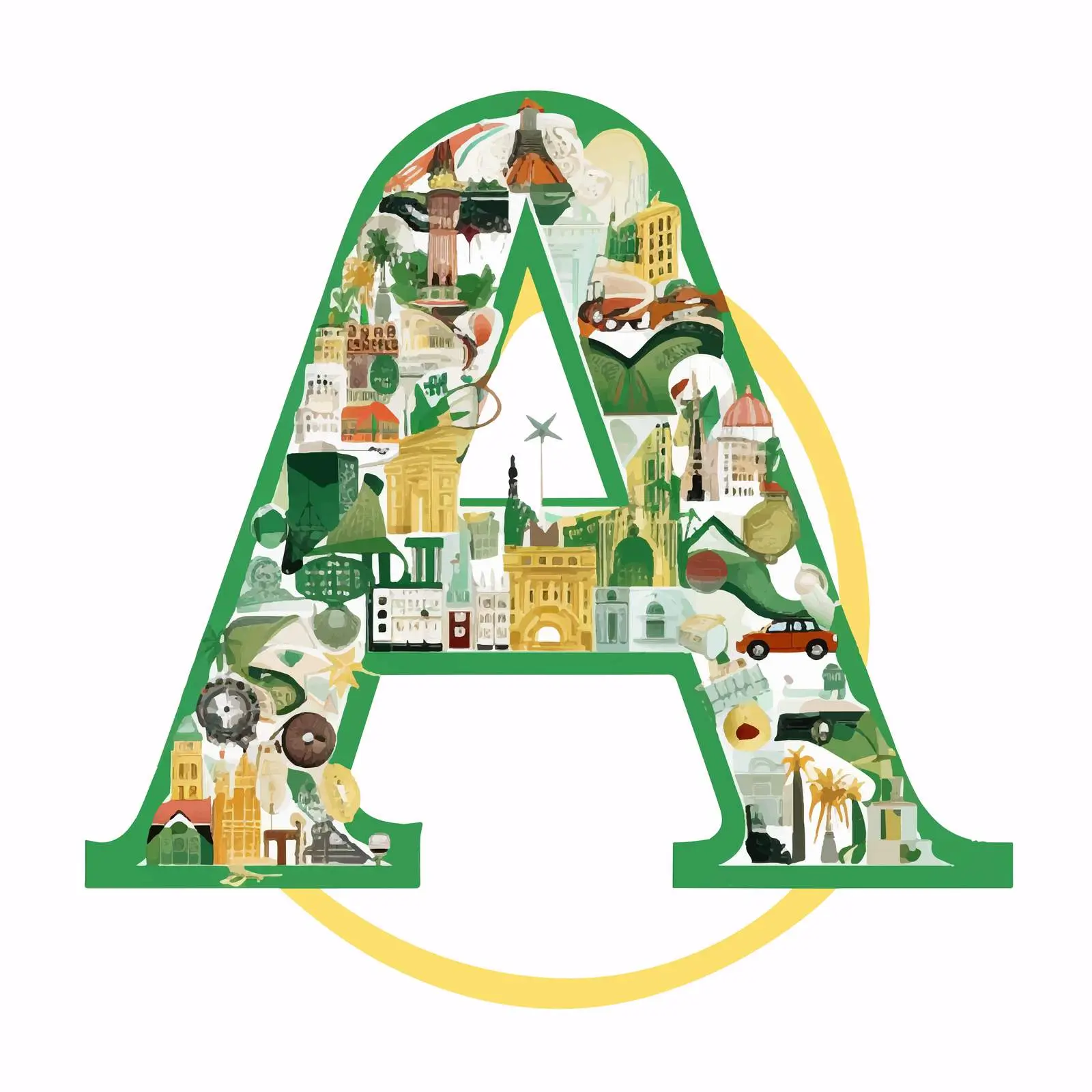 World Countries Vector Elements A-Z for Design — free download from Dotvec