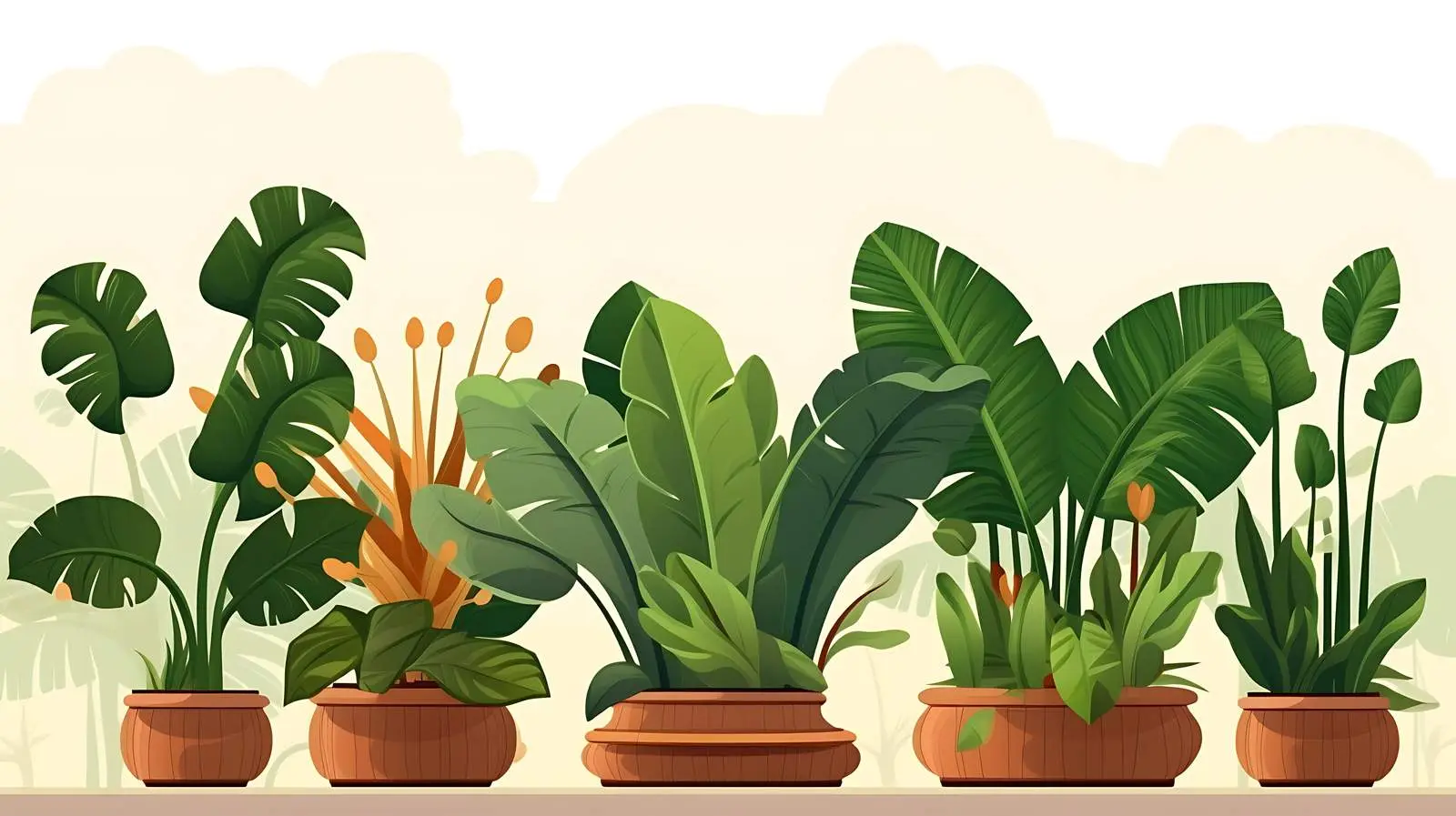 Alocasia Indoor Plant Banner Template — free download from Dotvec
