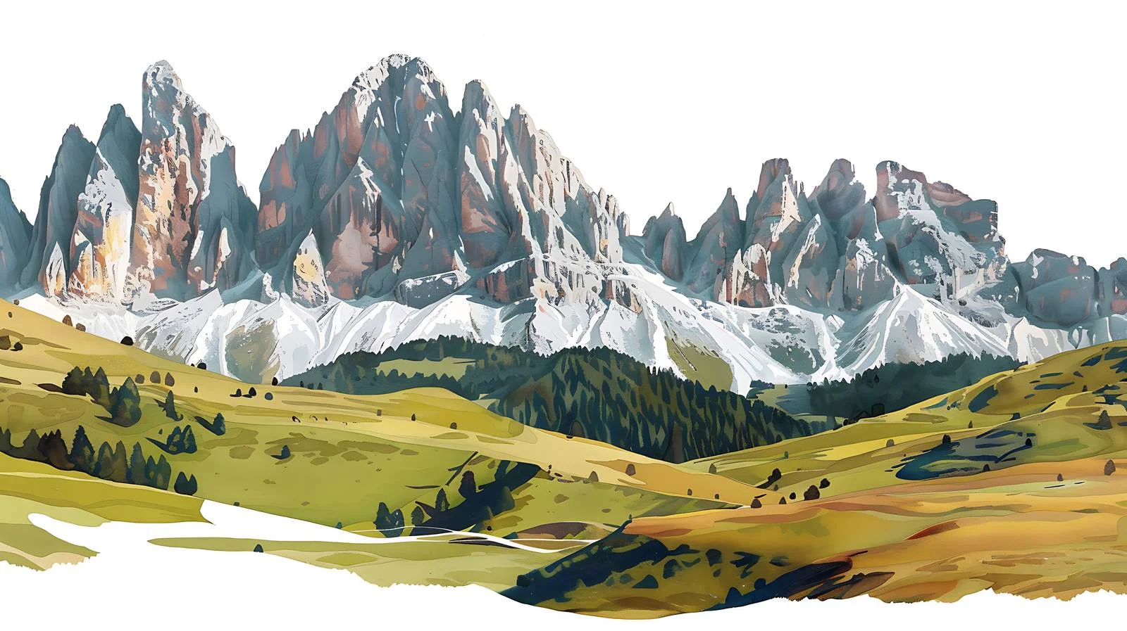 Tranquil Alpe di Siusi Valley Exploration — free download from Dotvec