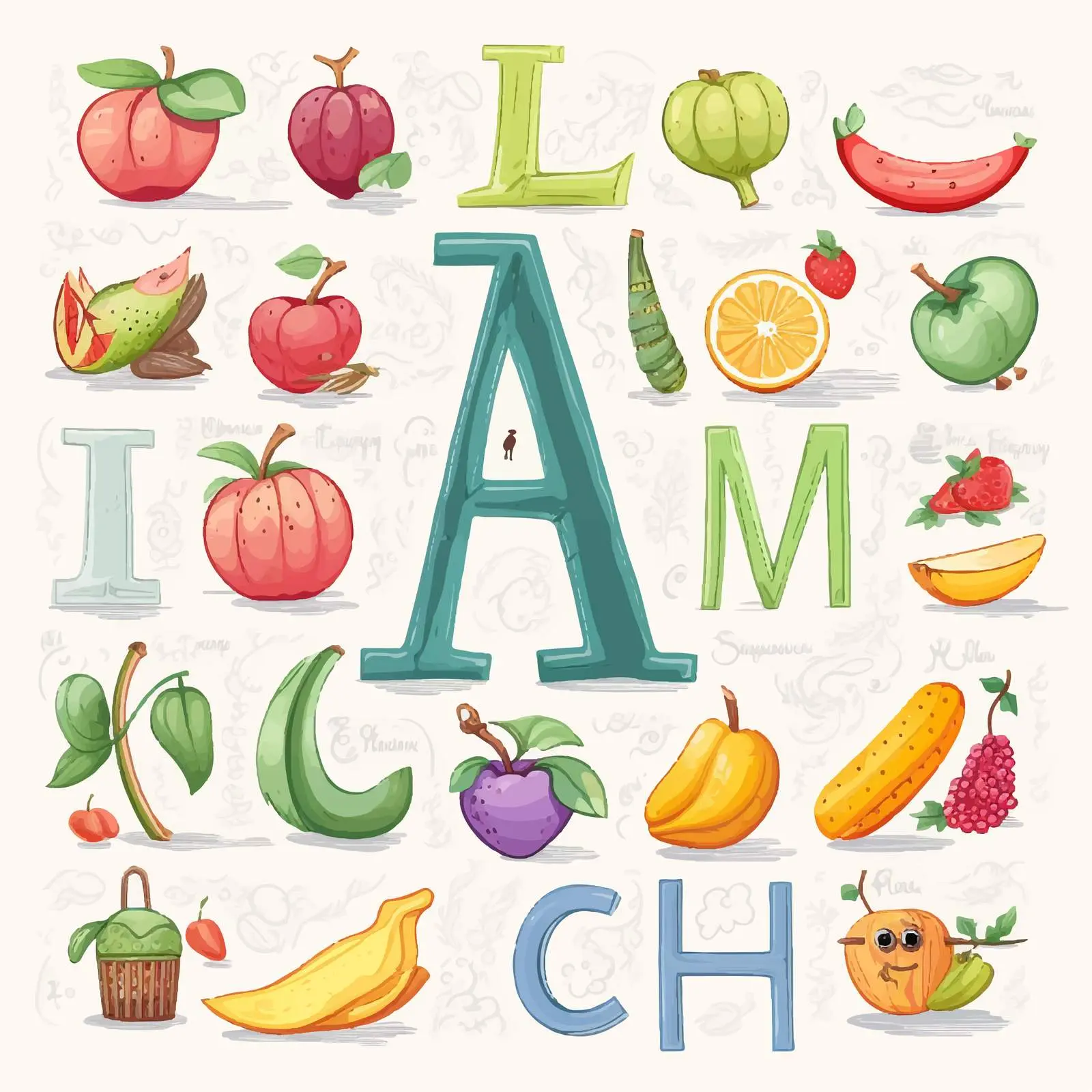 Alphabet Tracing Worksheet with Illustrations — free download from Dotvec