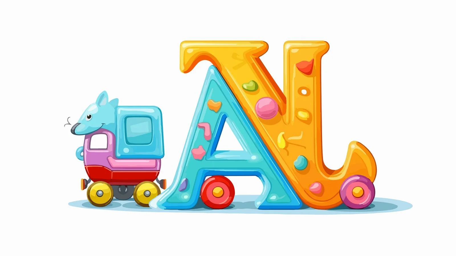 Premium Alphabet Block Toy — free download from Dotvec