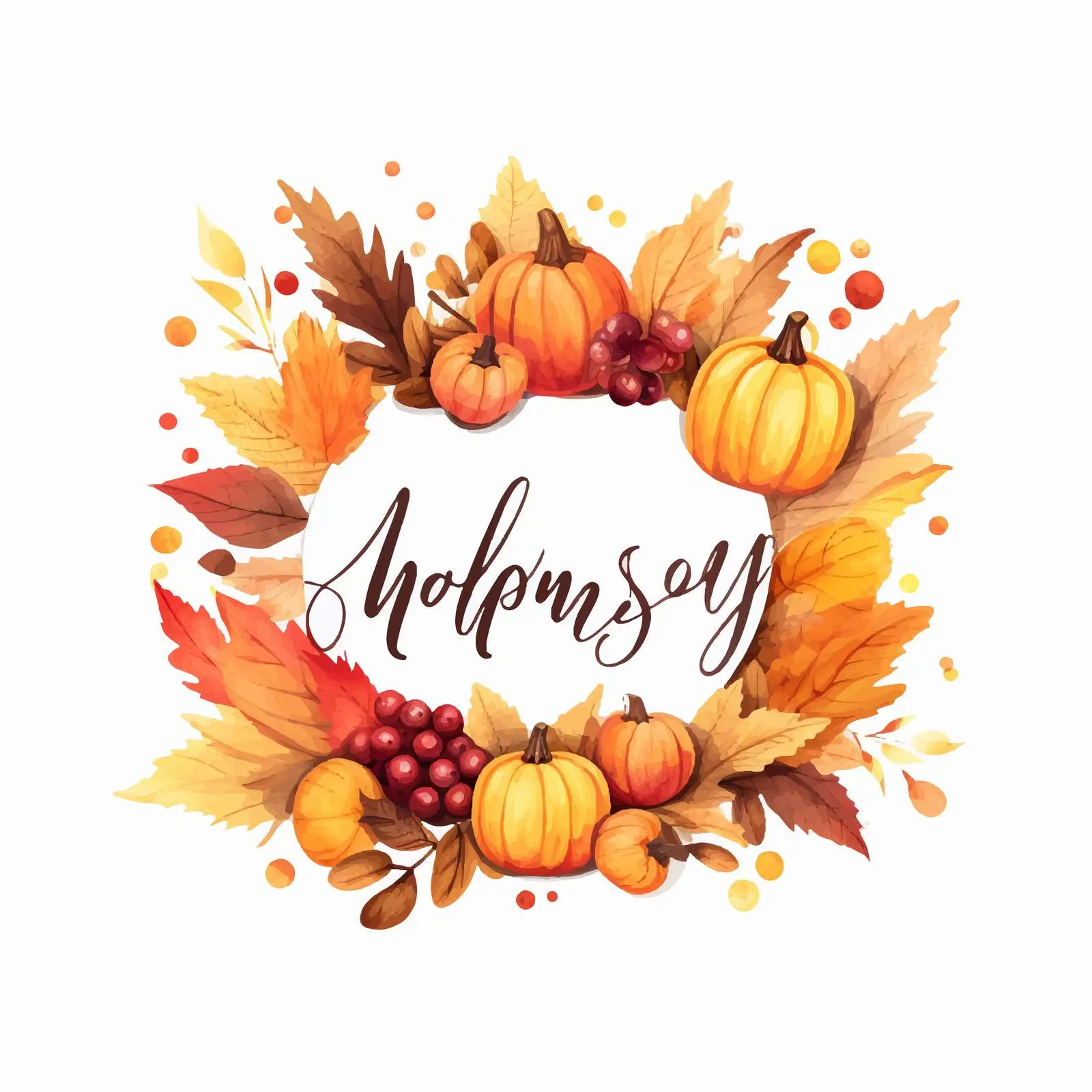 Always Be Thankful Handwritten Holiday Vector — free download from Dotvec