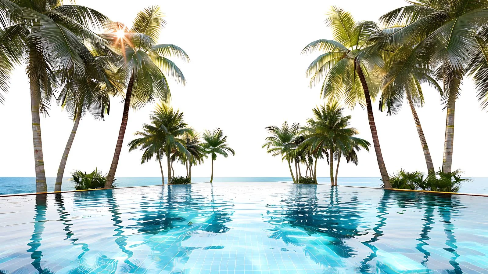 Luxurious Tropical Oasis with Sparkling Pools — free download from Dotvec