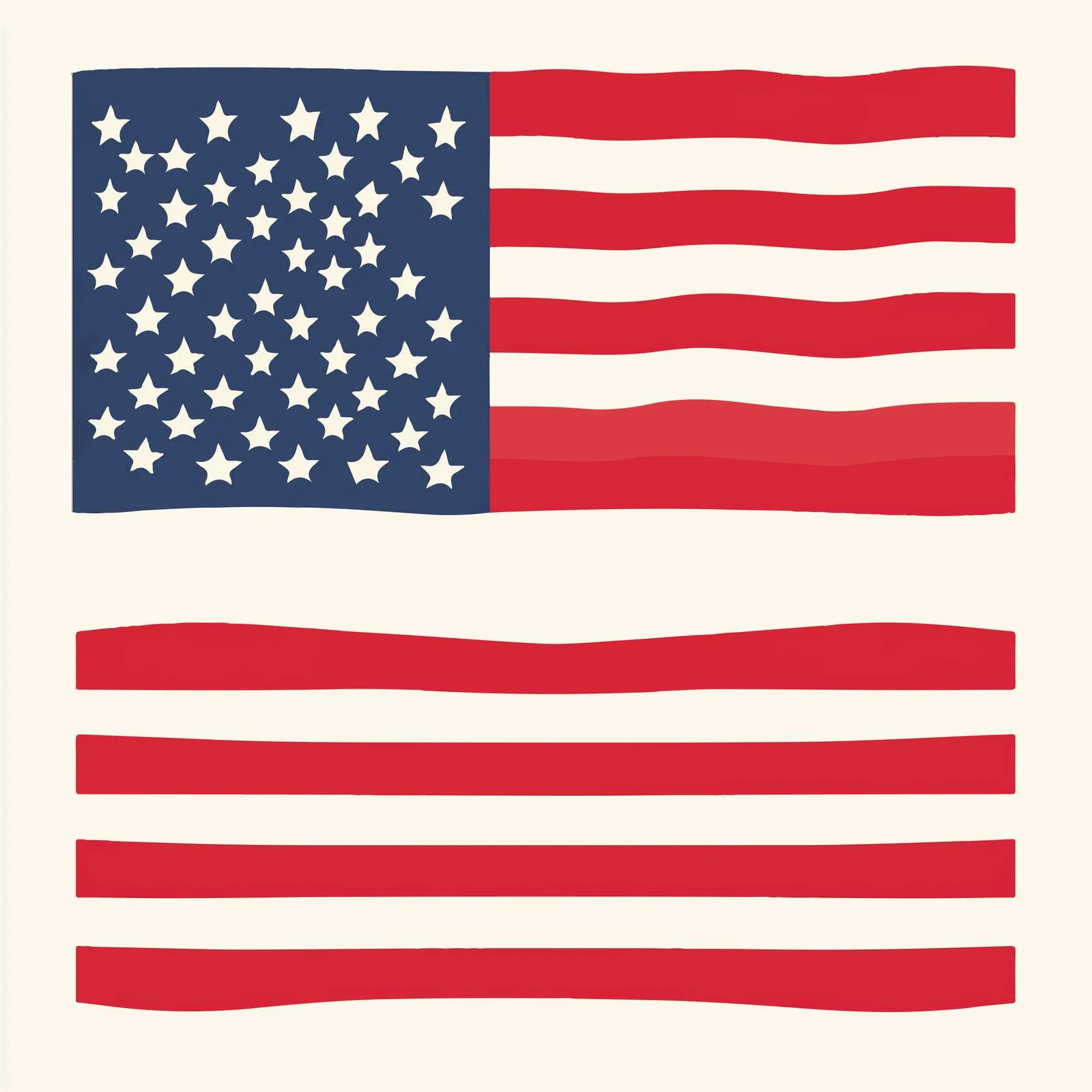 American Flag Vector Set for Creative Projects — free download from Dotvec