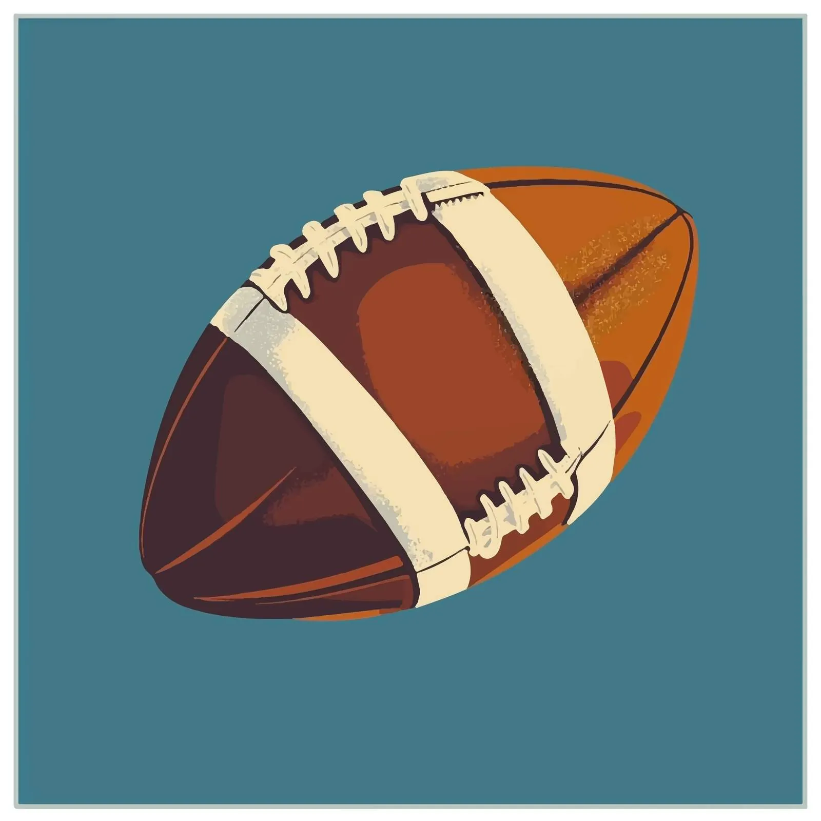 American Football Vector Illustration for Sports Equipment — free download from Dotvec