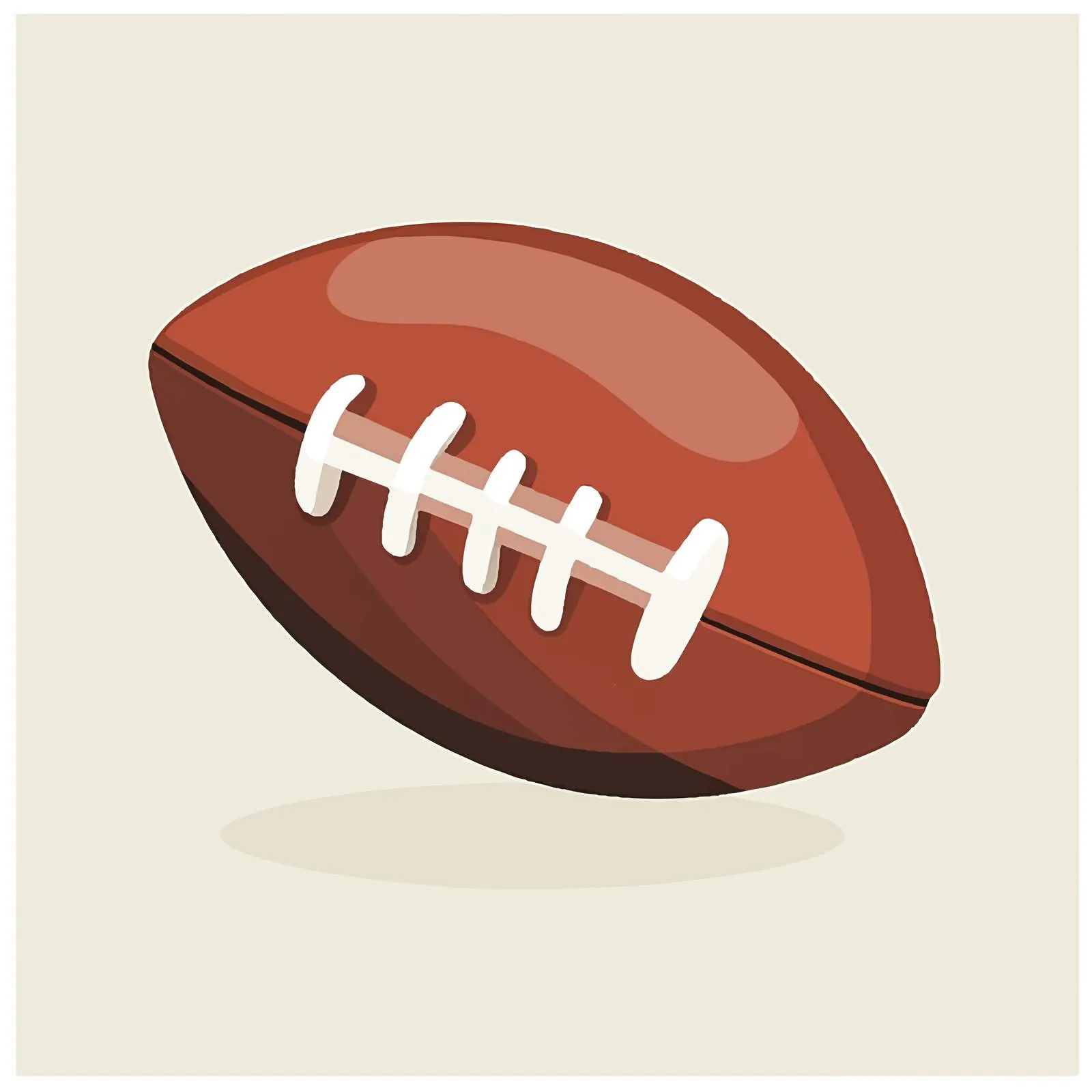 American Football Vector Sports Equipment Illustration – free ball design image from Dotvec