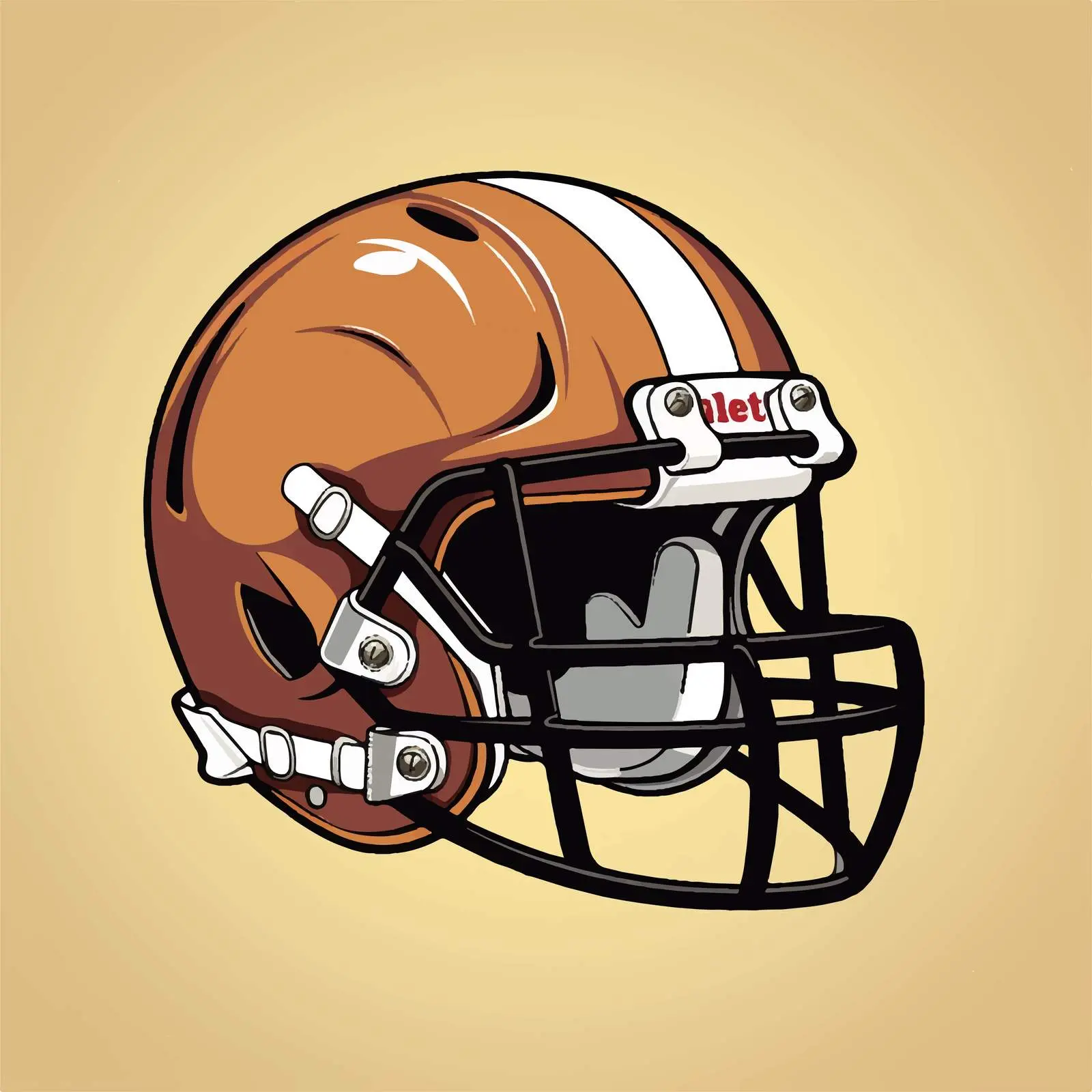 American Football Vector Design on Brown Background — free download from Dotvec