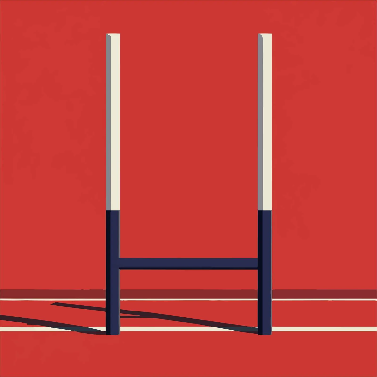 American Football Goal Post Flat Vector Illustration — free download from Dotvec