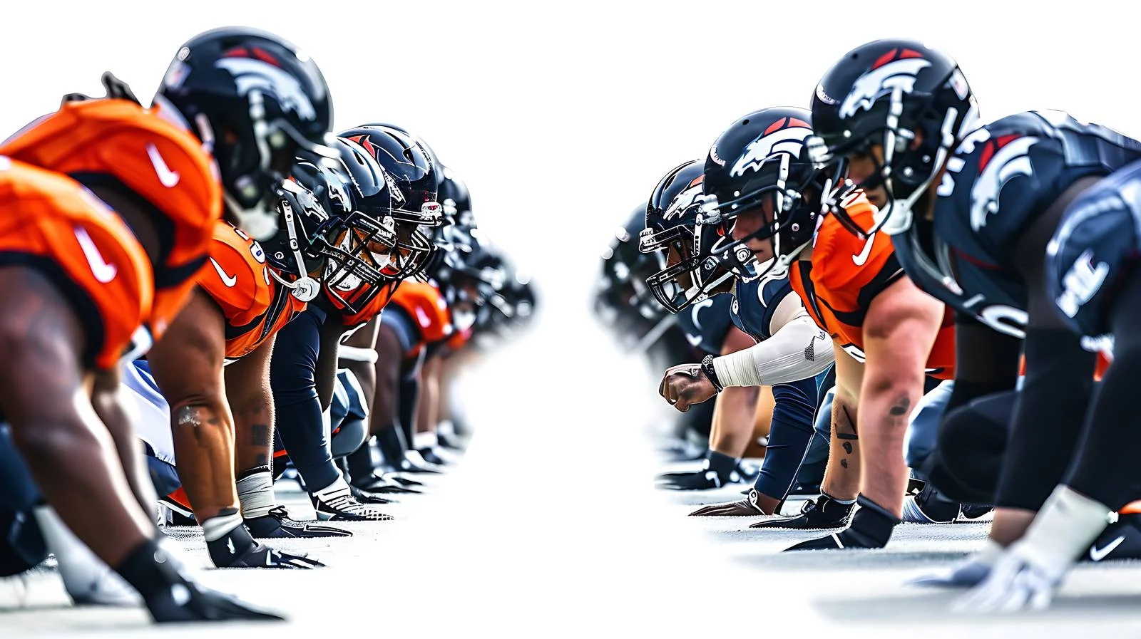 American Football Players Line of Scrimmage — free download from Dotvec