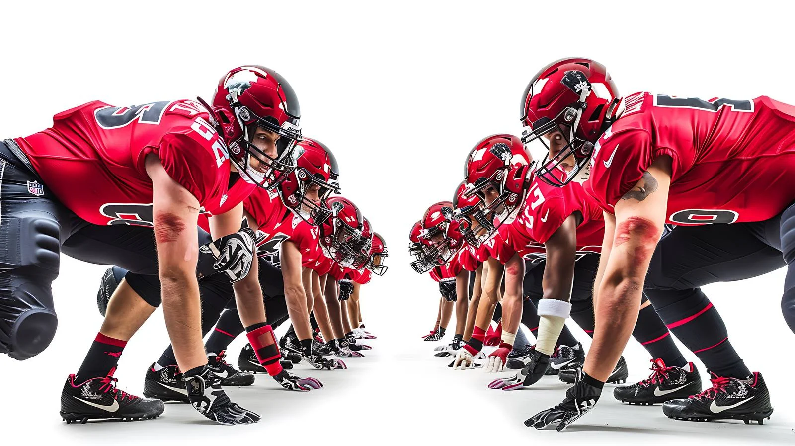 American Football Team Prepared for Game — free download from Dotvec